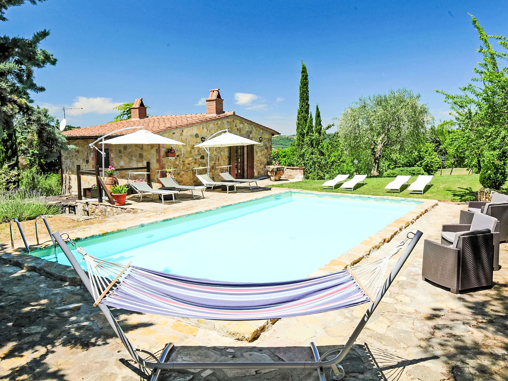 Casale Monteleone Fabro: Stunning 5-Bedroom Farmhouse with Private Pool and Historic Character in Rural Umbria Italy