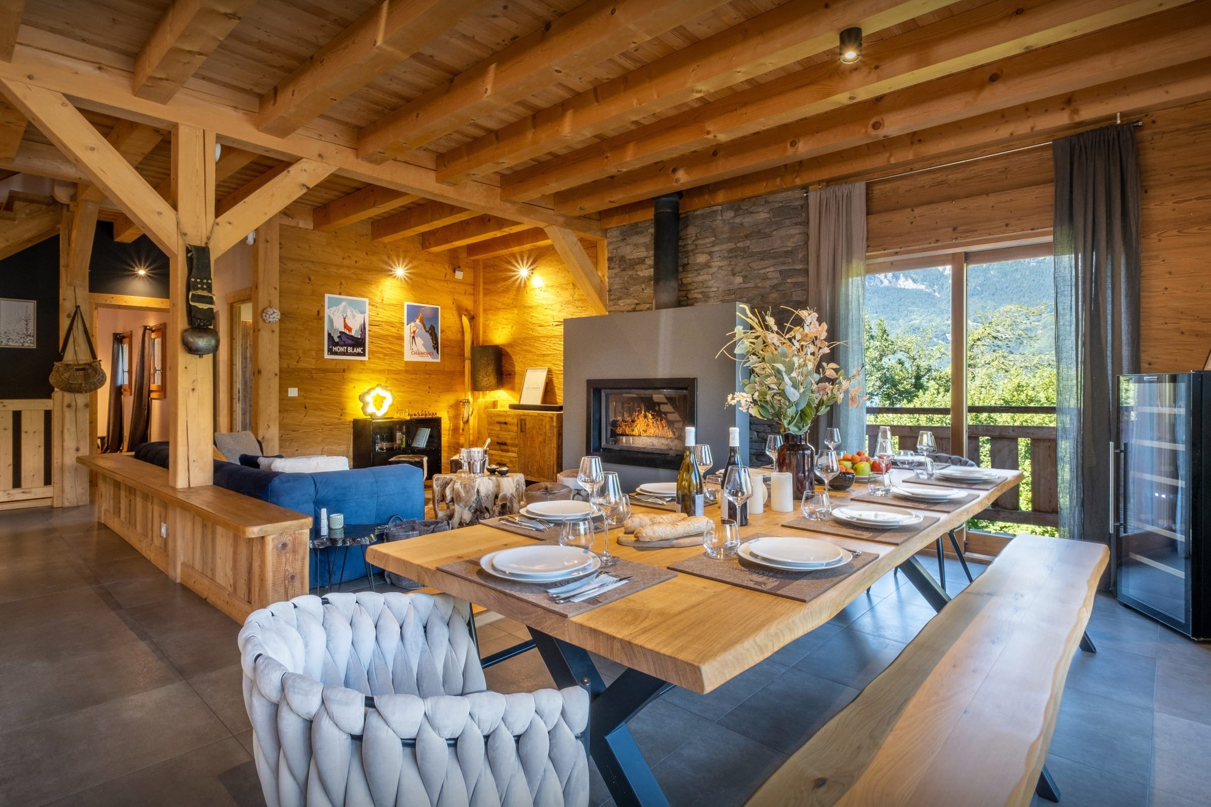 Chalet Aiguille Domancy: Ski Chalet with Sauna and Mont Blanc Views, Upper Savoy