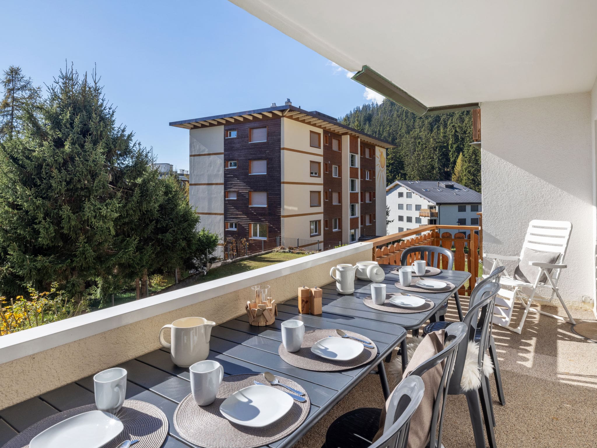 Chalet Aminona Crans-Montana: Luxury 3-Bedroom Alpine Apartment with Mountain Views and Ski Access in Swiss Resort