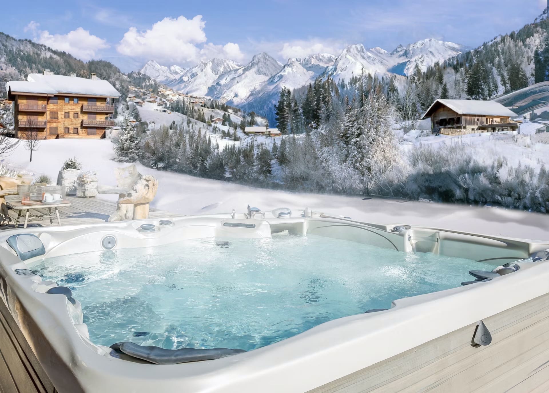 Chalet Aravis Grand-Bornand: 4-Bedroom Ski Chalet with Sauna and Scenic Views, Upper Savoy