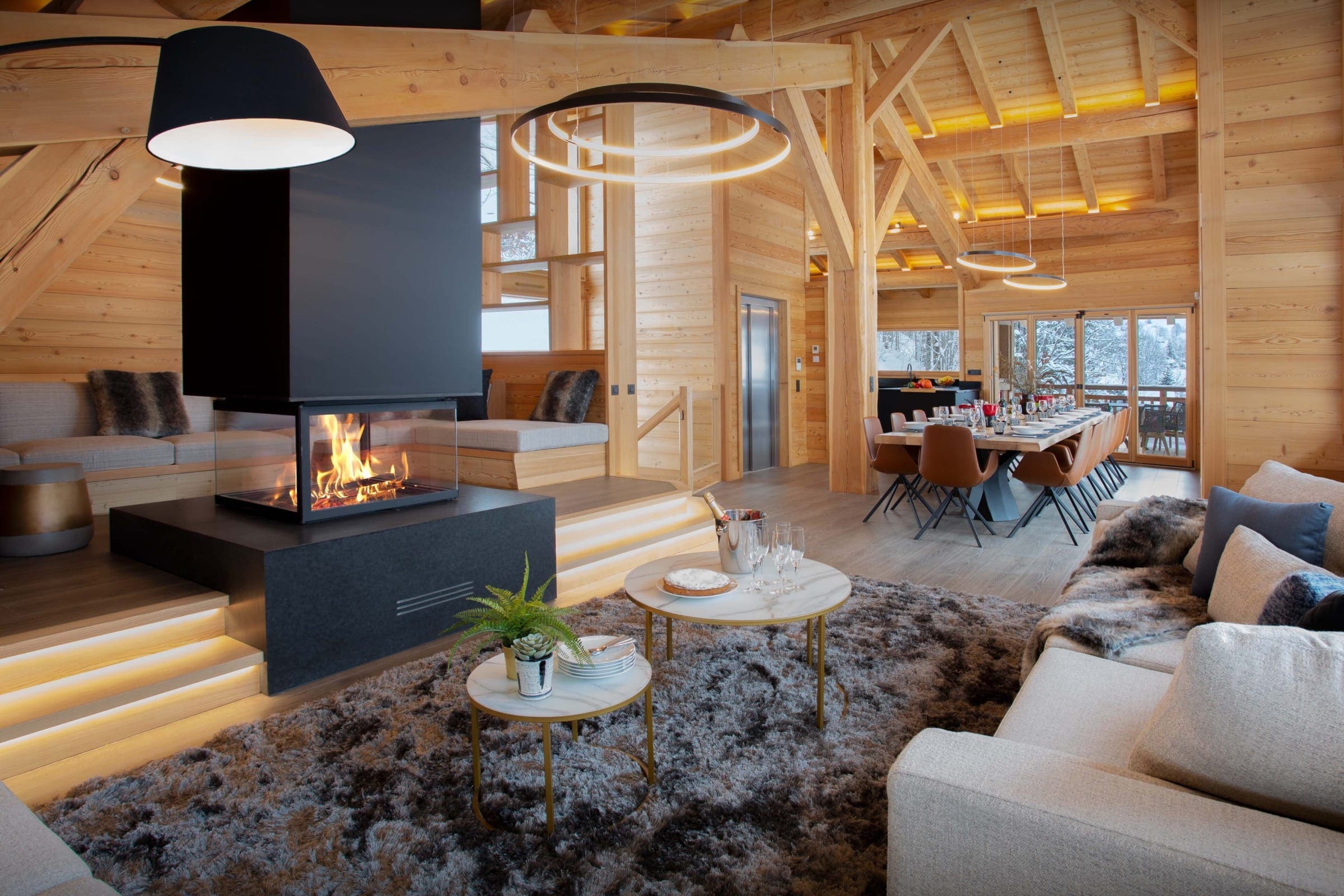 Chalet Aravis La Clusaz France: Elegant 7-Bedroom Chalet with Sauna, Upper Savoy