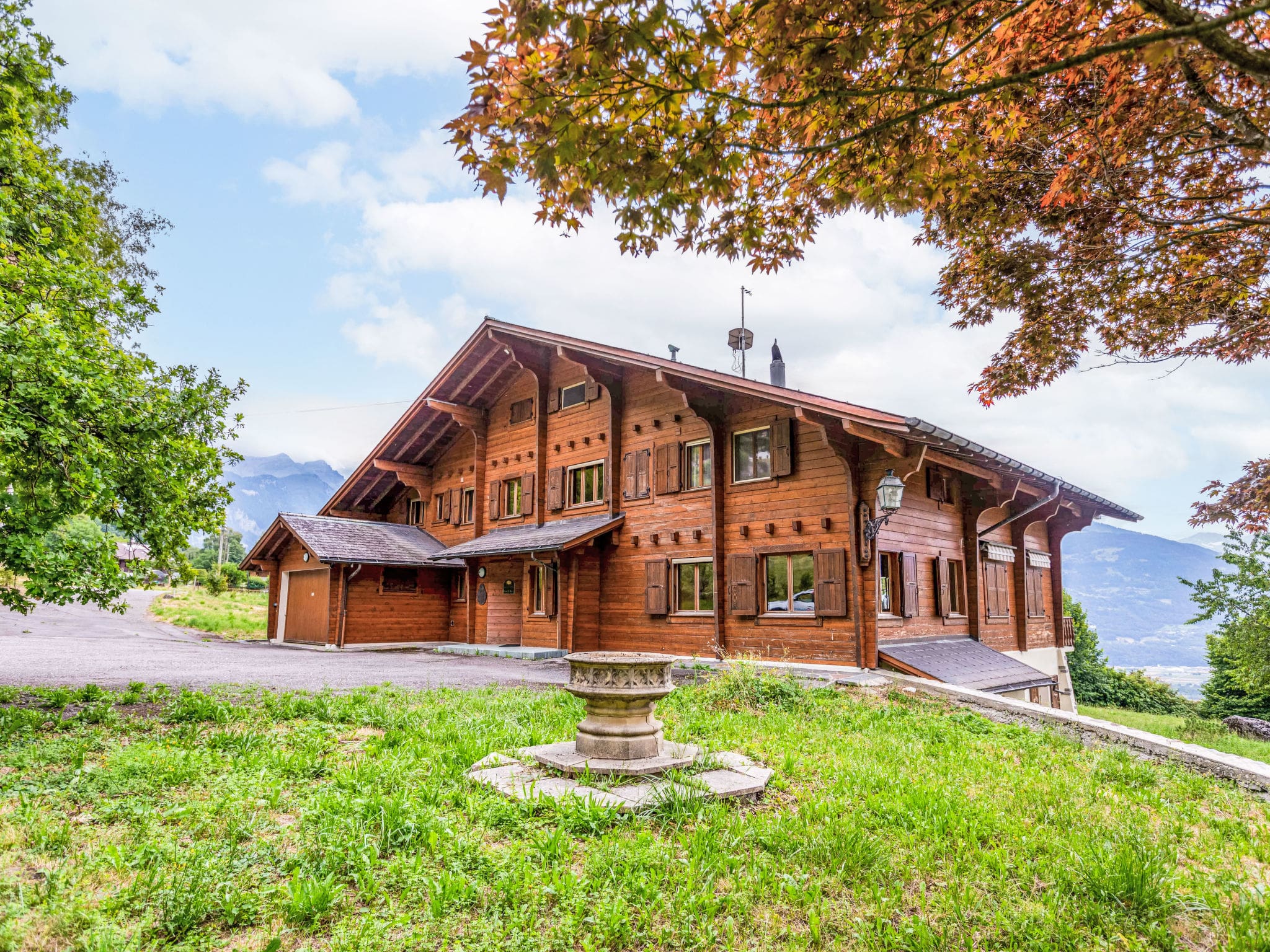 Chalet Bise Ollon: Magnificent 6-Bedroom Mountain Chalet with Heated Private Pool and Alpine Views in Swiss Alps