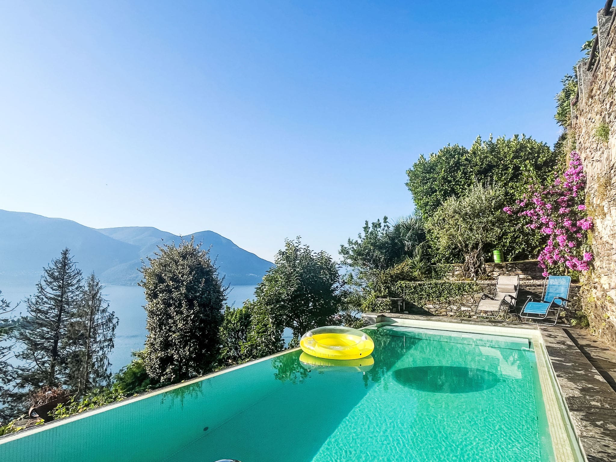 Chalet Cardada Ronco: Luxury Mountain Chalet with Private Pool and Lake Maggiore Views in Swiss Alps