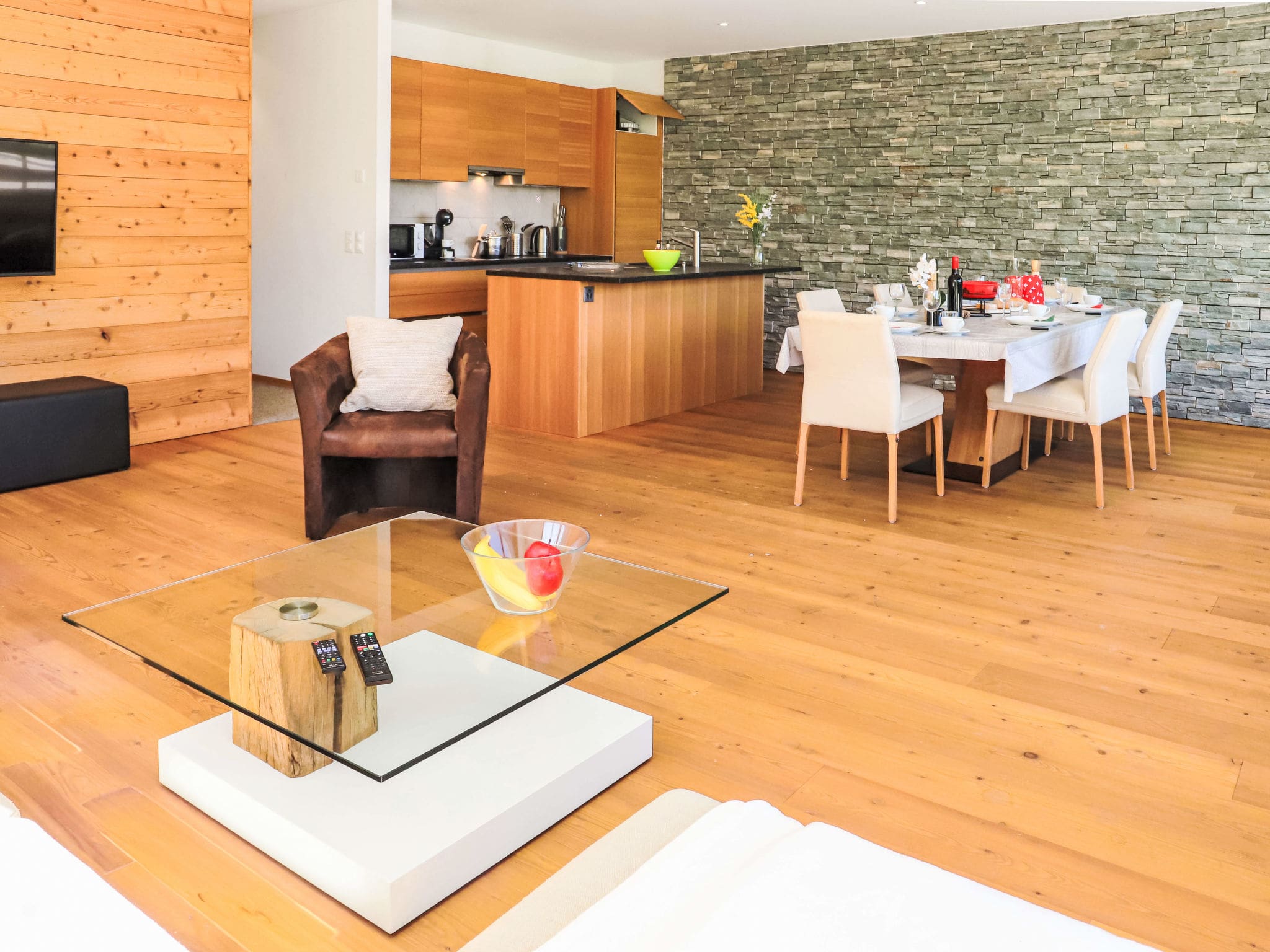 Chalet Combyre Siviez: Modern 3-Bedroom Alpine Apartment with Ski Access and Mountain Views in Swiss Alps