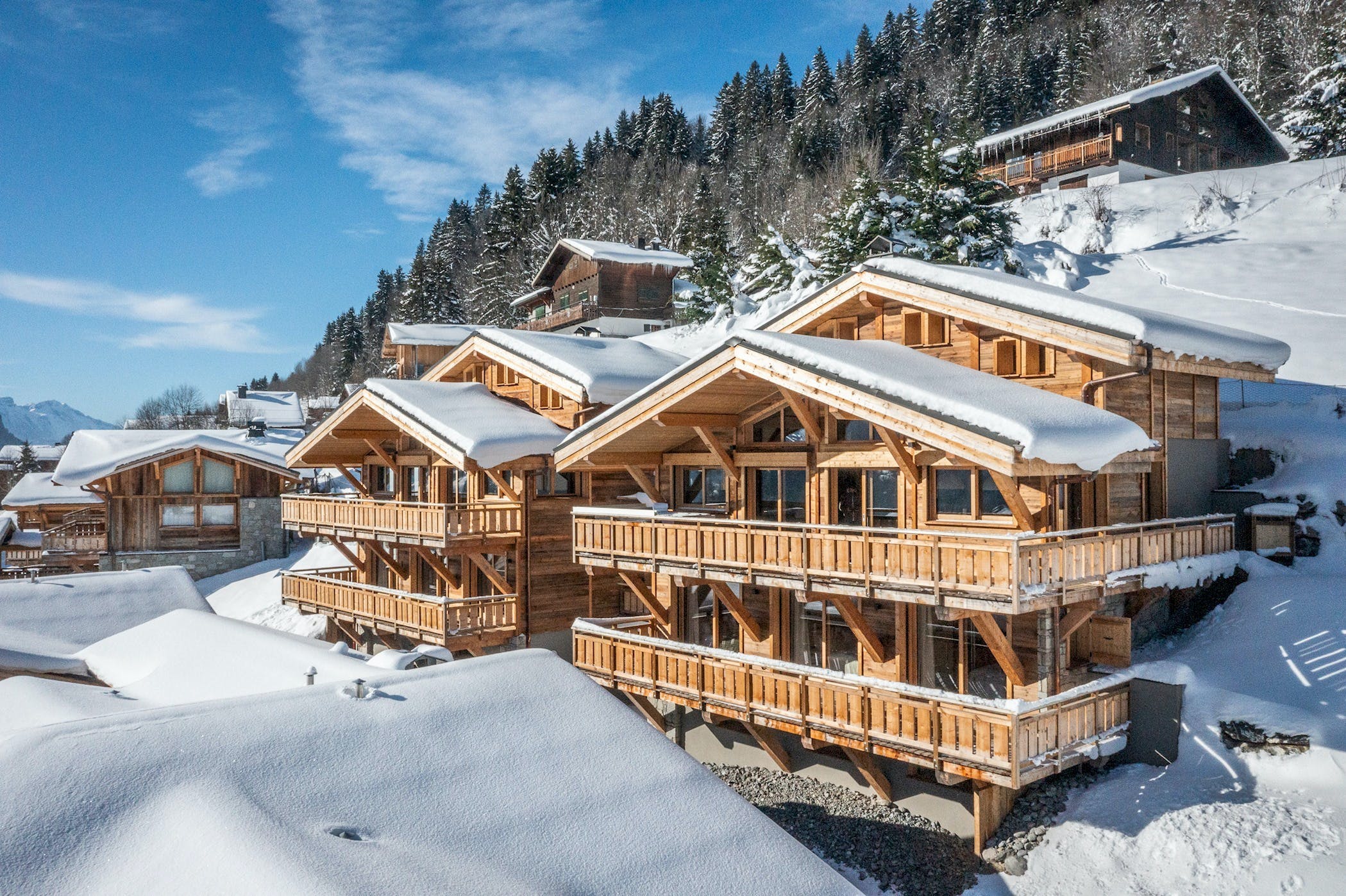 Chalet des Cimes Les Gets: Stunning Luxury Apartment with Hot Tub in Les Gets