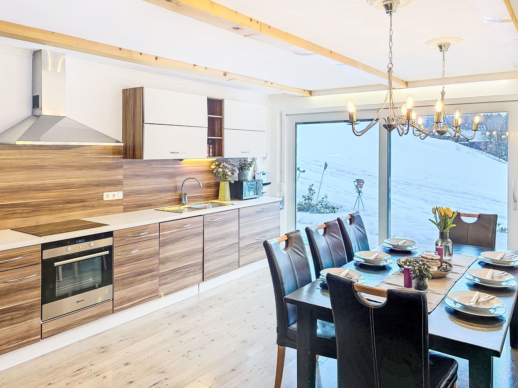 Chalet Foehn Dalaas: Modern 4-Bedroom Alpine Chalet with Mountain Views and Sauna in Austrian Vorarlberg