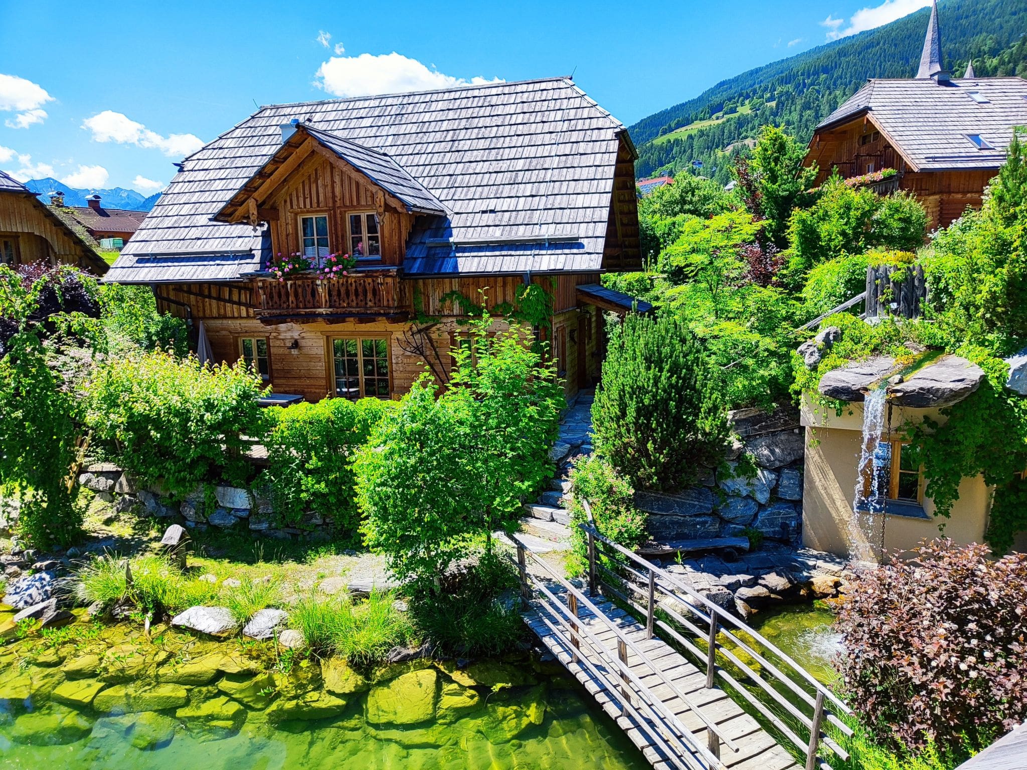 Chalet Foehnwind Lungau: Sophisticated 3-Bedroom Alpine Retreat with Sauna and Mountain Access in Austrian Alps