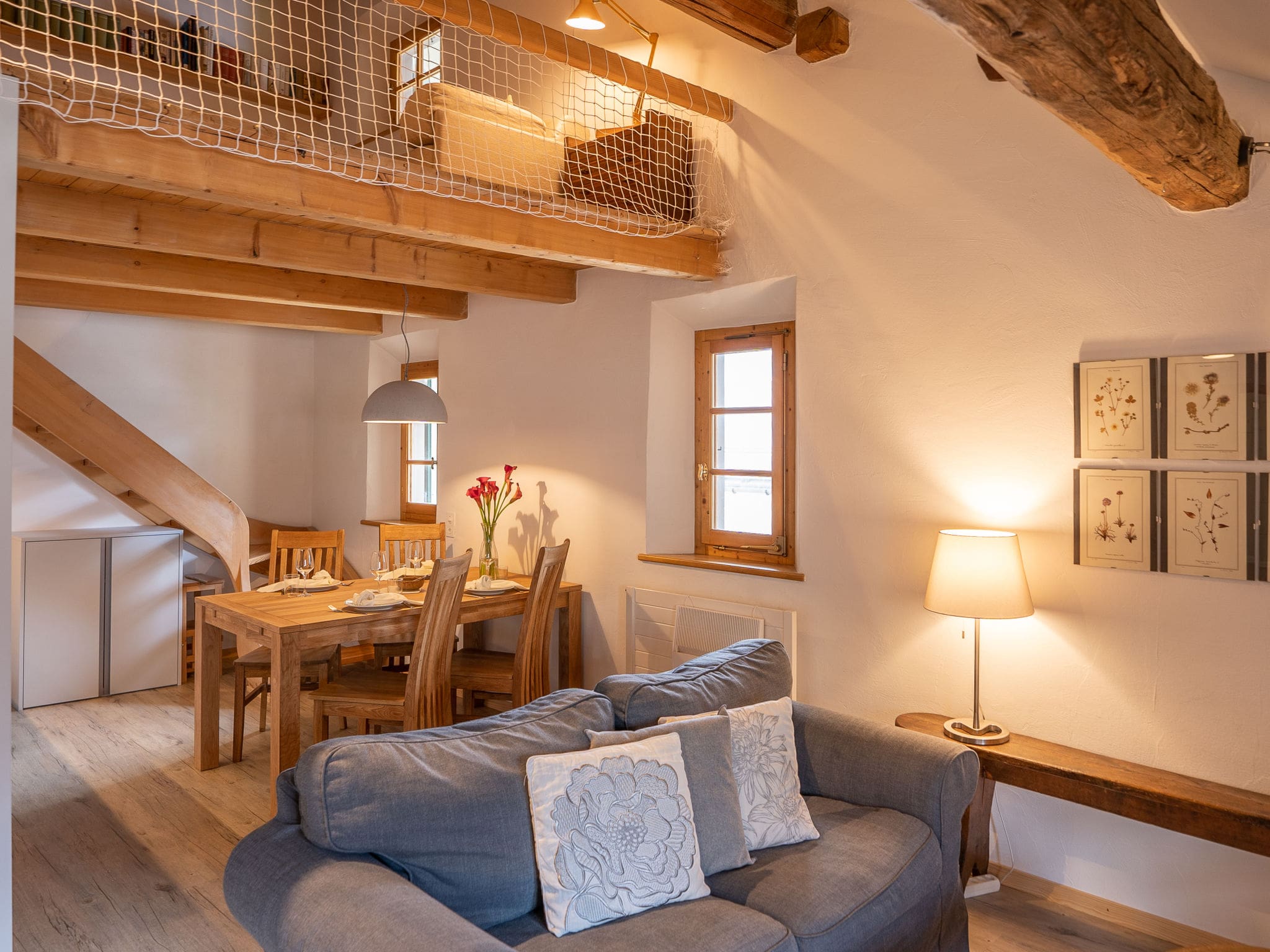 Chalet Föhn Celerina: Elegant 2-Bedroom Alpine Apartment with Mountain Views in Historic St Moritz Region