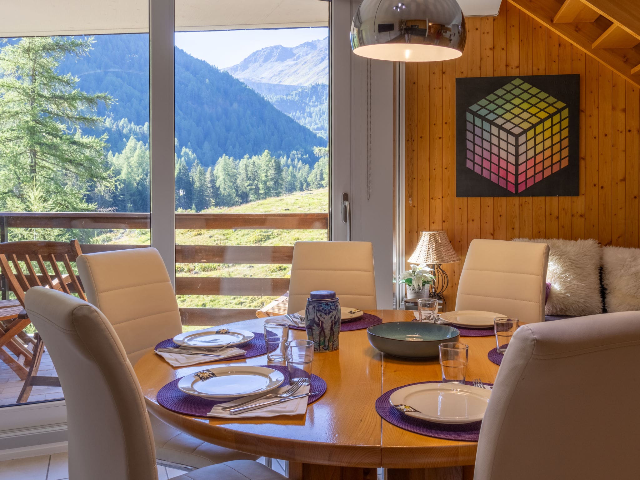 Chalet Fohn Siviez Siviez-Nendaz: Stunning 2-Bedroom Mountain Penthouse with Panoramic Alpine Views and Ski Access in Siviez-Nendaz Switzerland