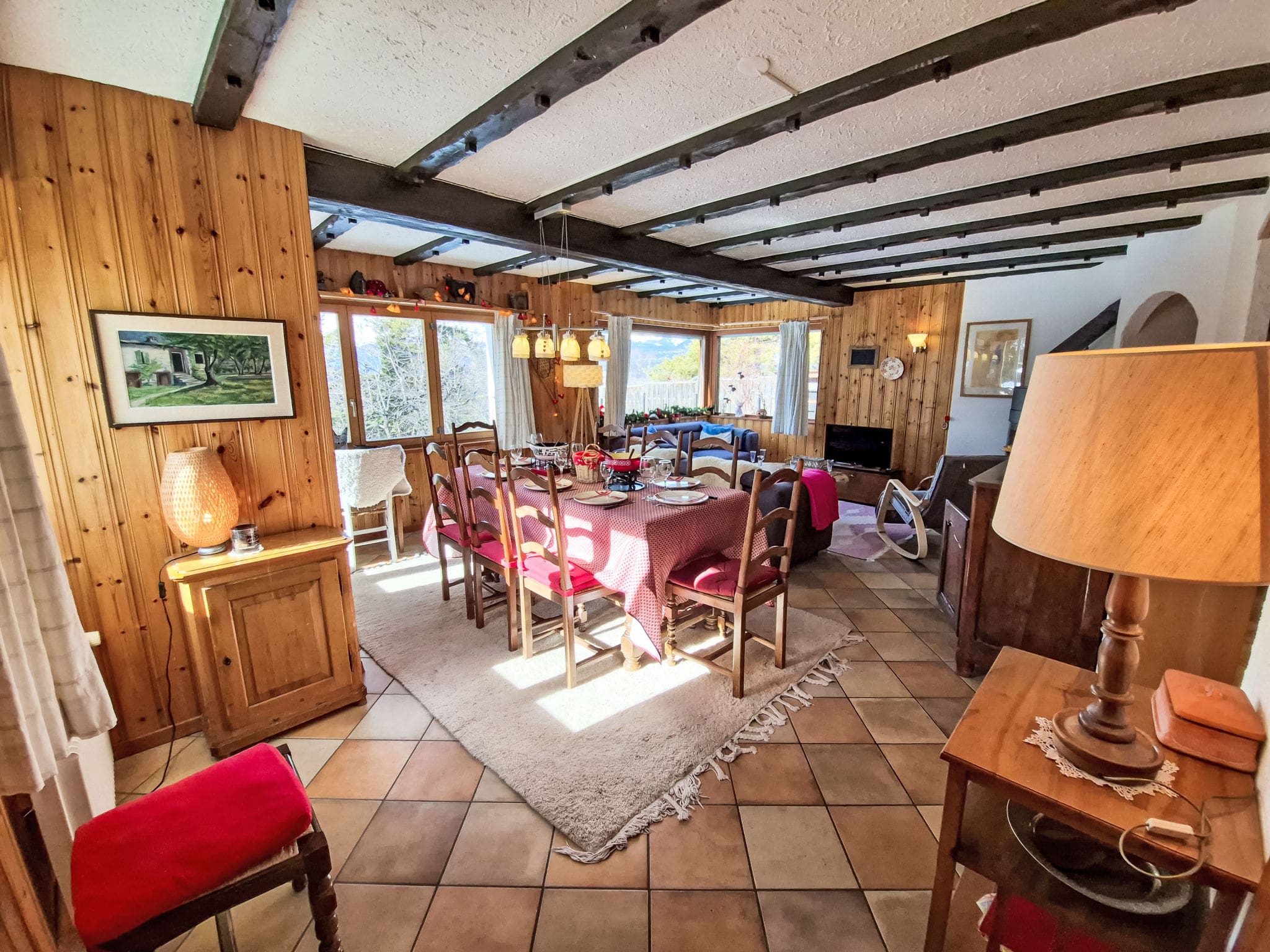 Chalet Fohn Vercorin: Elegant 4-Bedroom Mountain Chalet with Panoramic Views and Modern Amenities in Swiss Alps