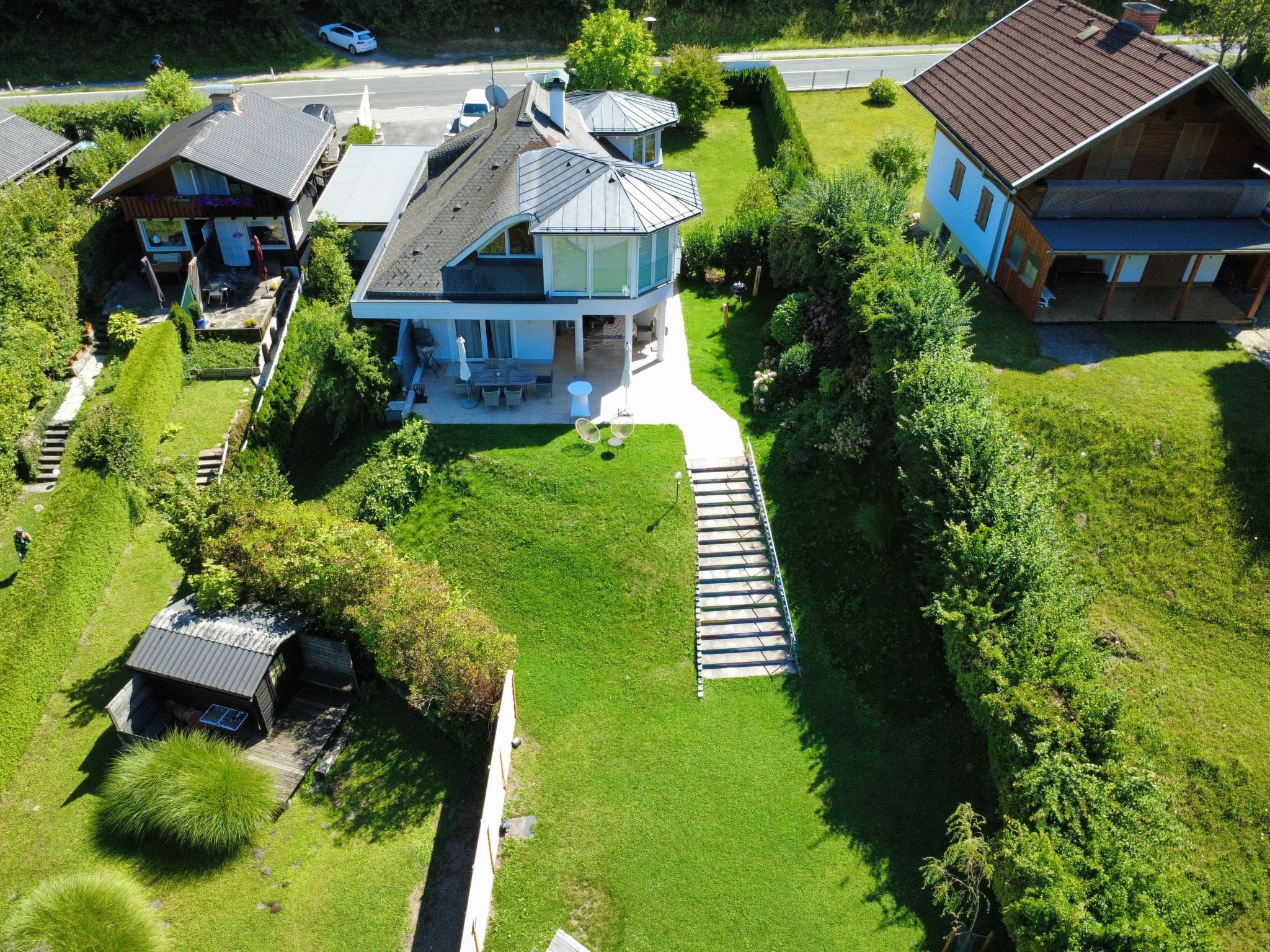 Chalet Gerlitzen Ossiacher: Modern 3-Bedroom Lakeside Retreat with Private Jetty and Mountain Access in Austrian Alps