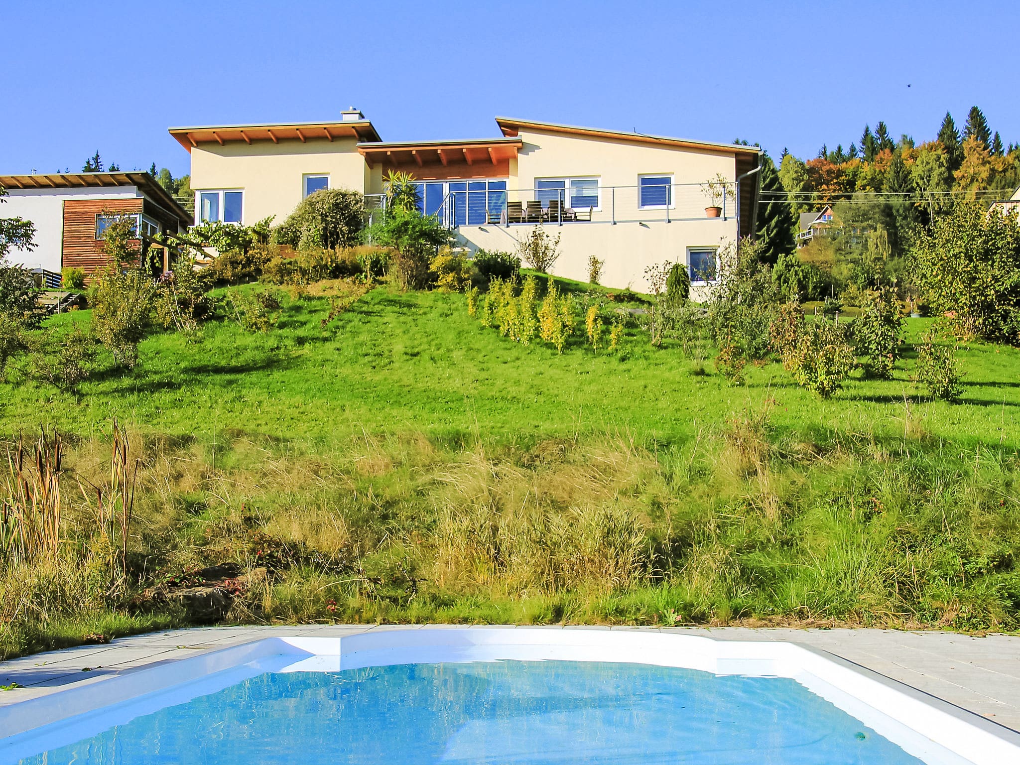 Chalet Gerlitzen Velden: Spectacular 5-Bedroom Mountain Chalet with Private Pool and Golf Course Access in Austrian Alps