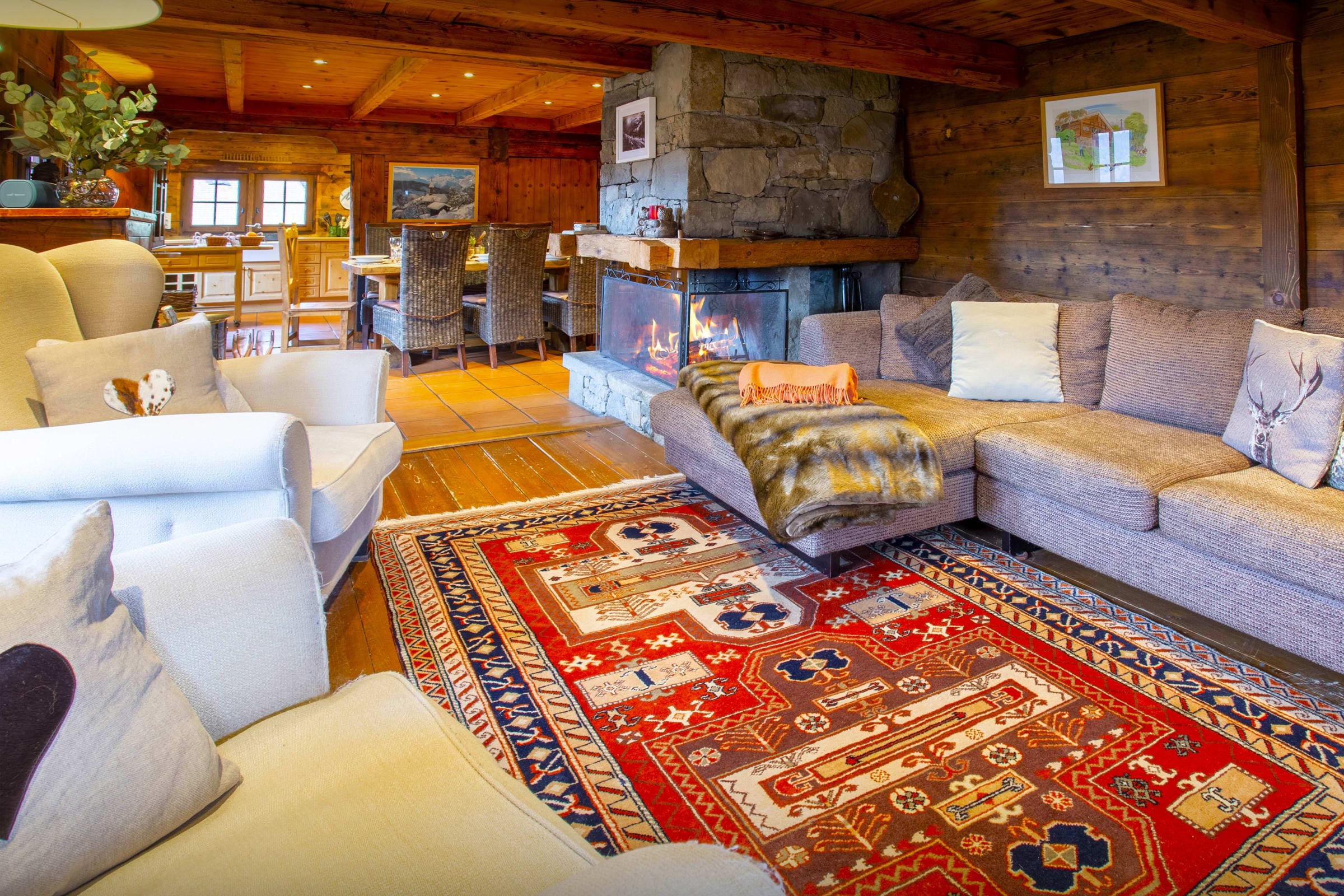 Chalet Montagnette Manigod: 4-Bedroom Ski Chalet with Mountain Views, Upper Savoy