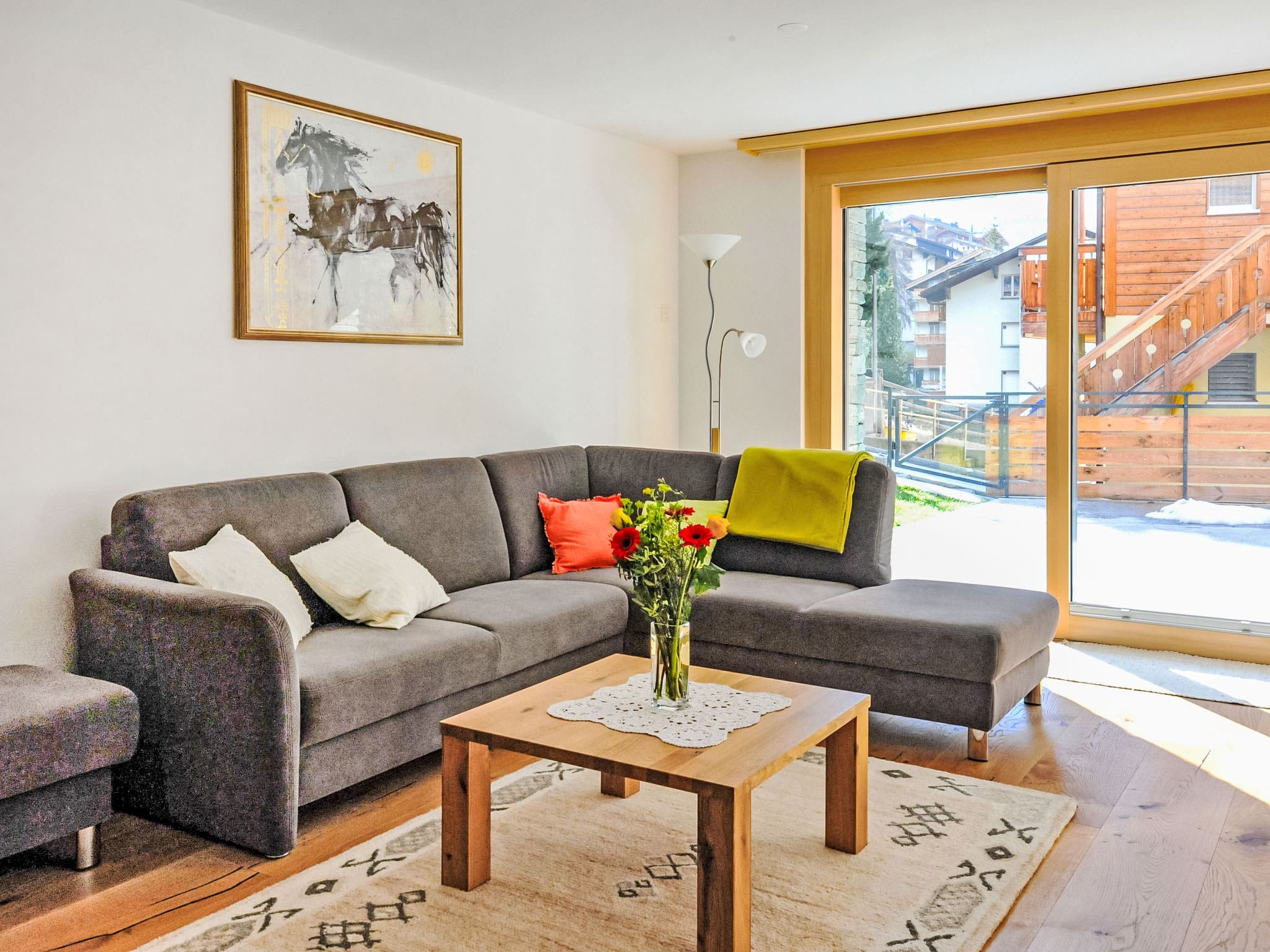 Chalet Riffelalp Zermatt: Modern 3-Bedroom Apartment with Mountain Views and Ski Access in Switzerland