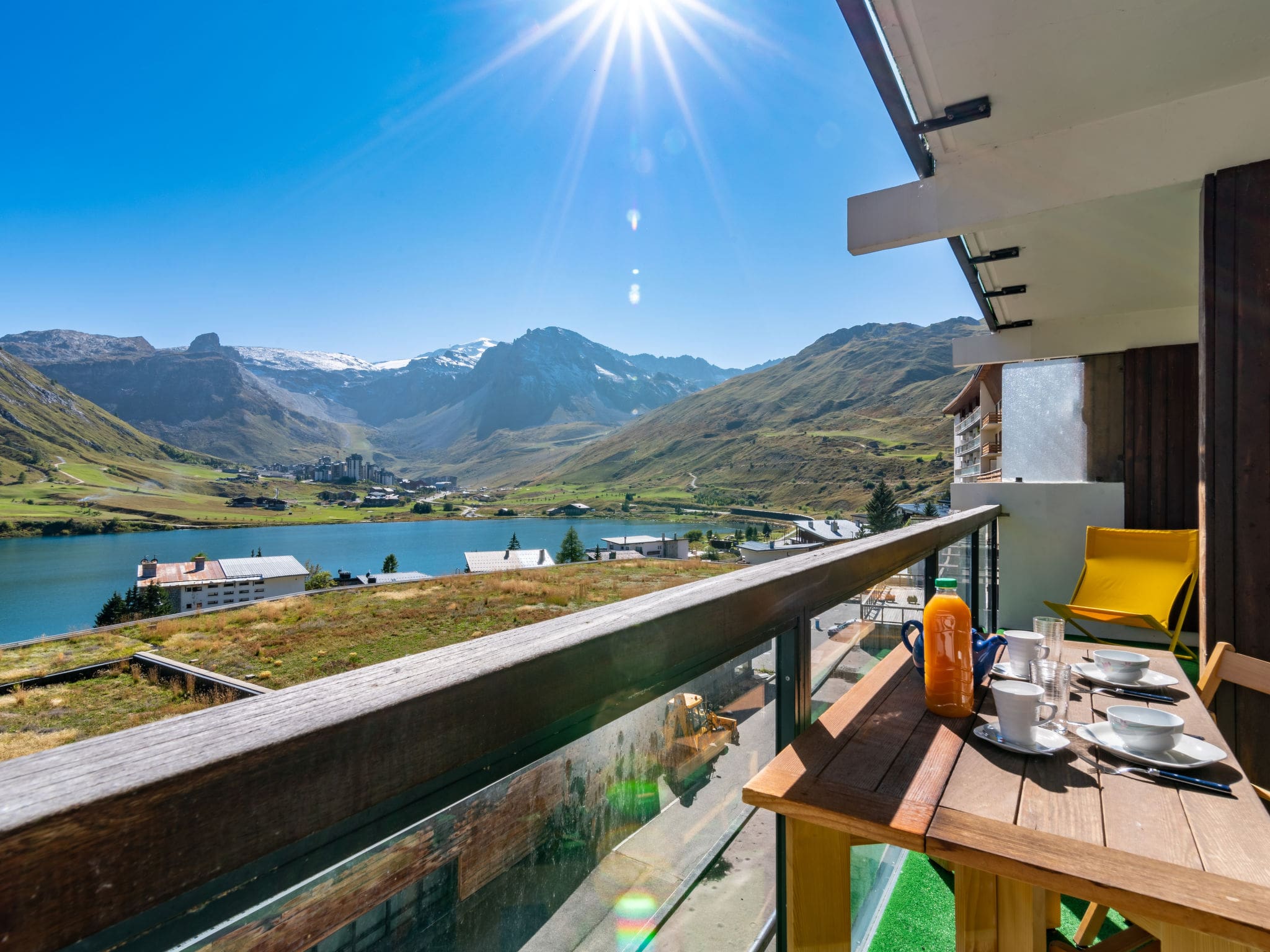 Chalet Rouerie Tignes: Stunning 3-Bedroom Mountain Chalet with Lake and Ski Run Views in Tignes France