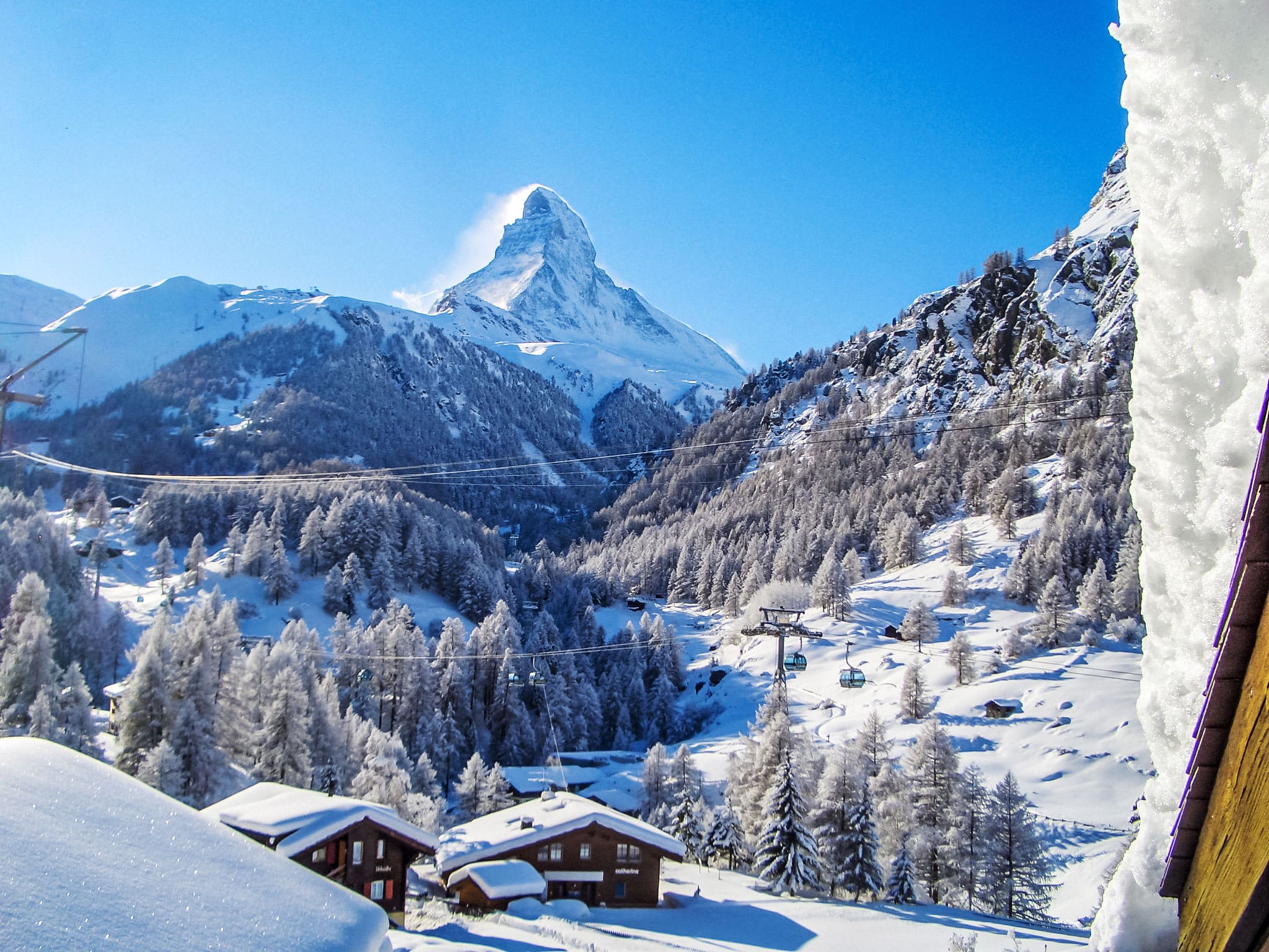 Chalet Schluhmatten Zermatt: Stunning 3-Bedroom Penthouse with Matterhorn Views and Ski Access in Zermatt