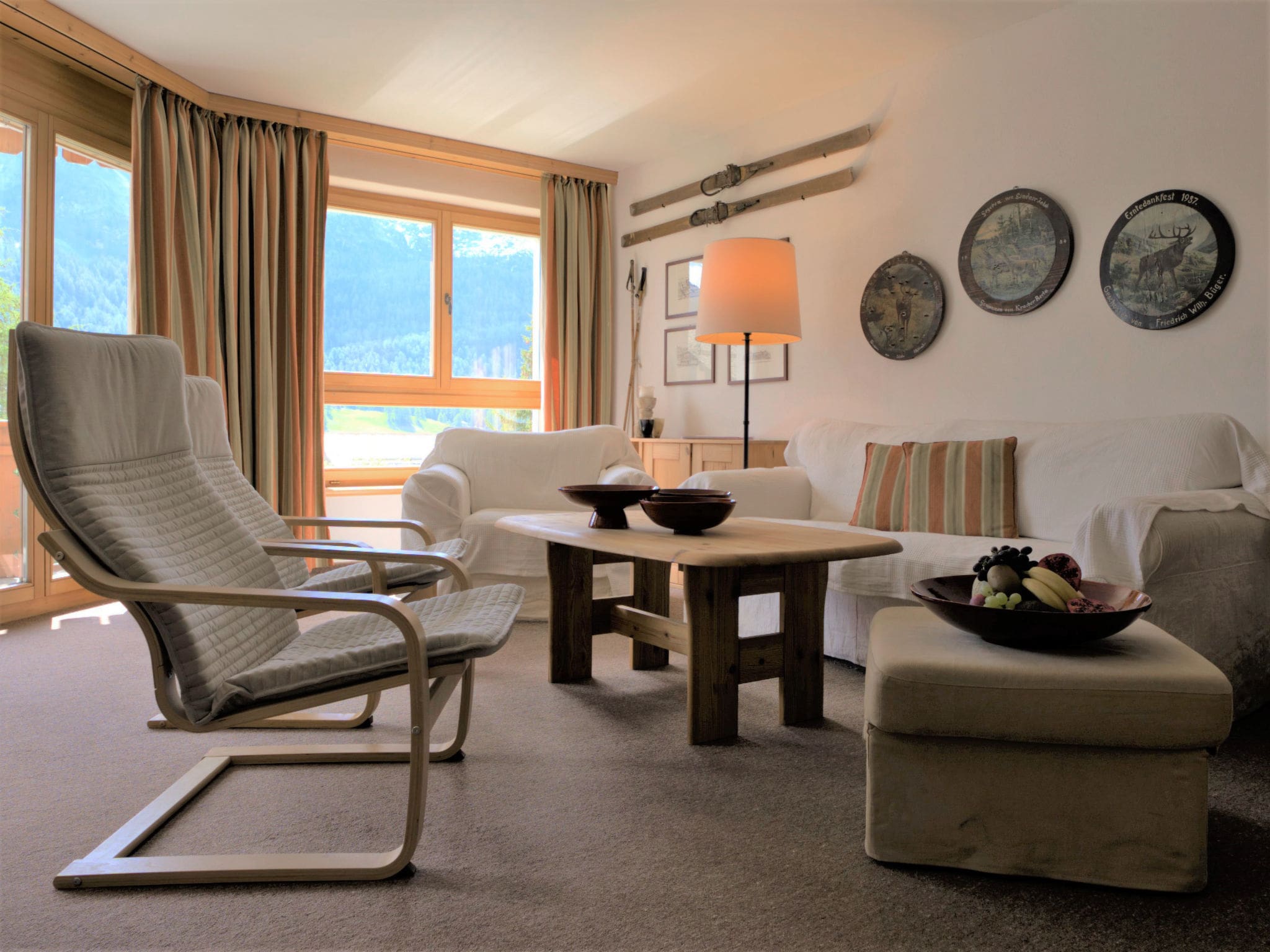 Chalet Segl Silvaplana: Elegant 3-Bedroom Mountain Apartment with Lake Access and Alpine Views in Swiss Engadin Valley