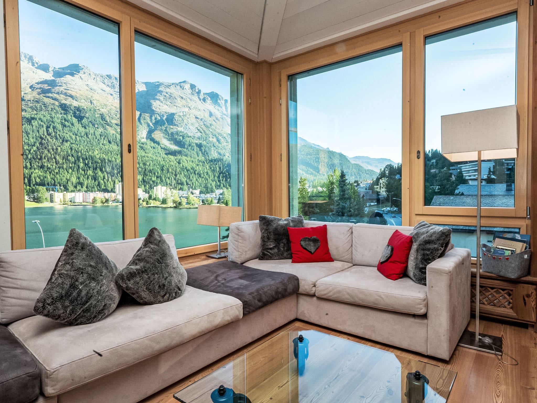 Chalet Spuonda St. Moritz: Elegant 2-Bedroom Alpine Apartment with Mountain Views and Lake Access in Central St. Moritz Switzerland