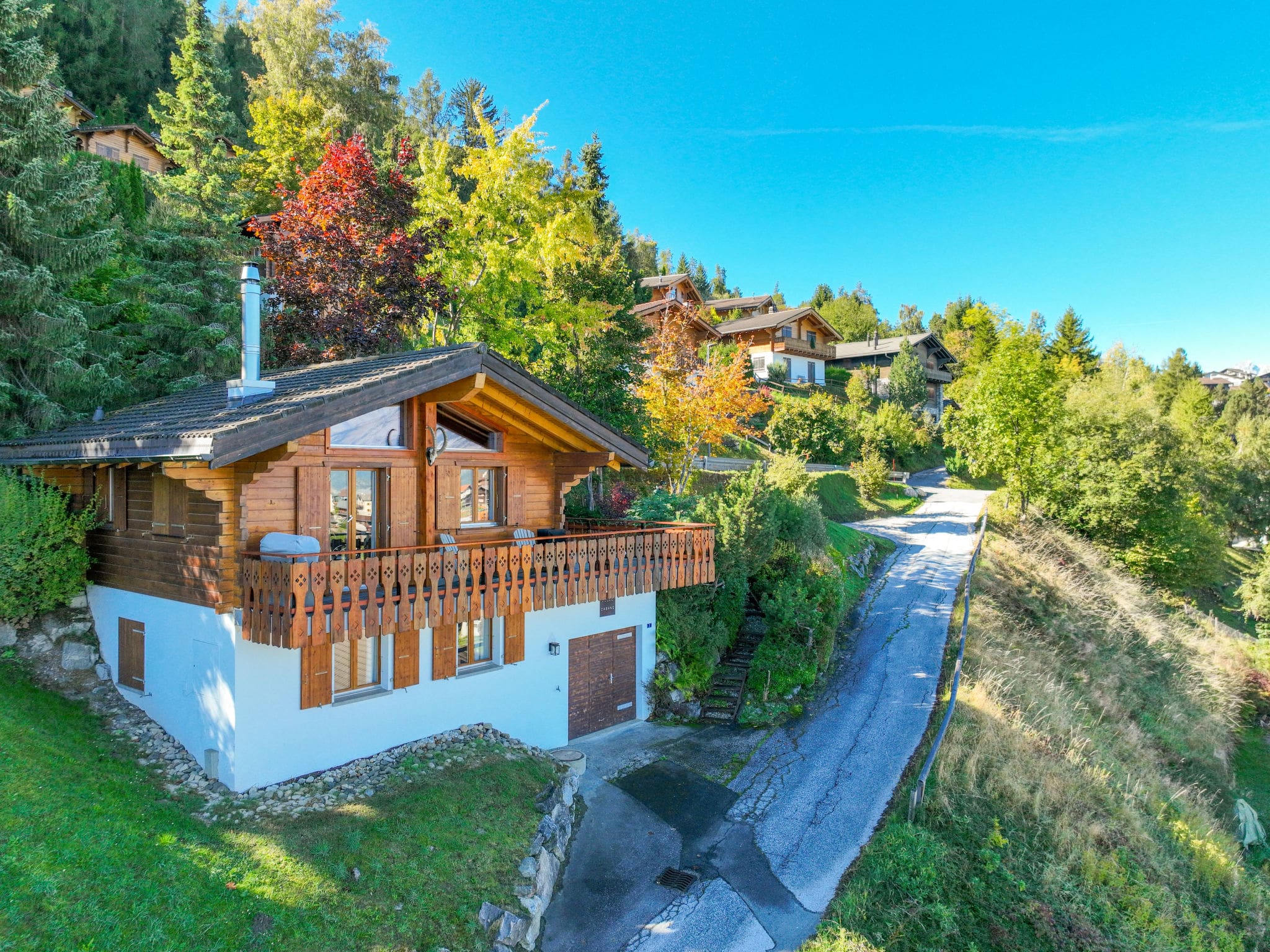 Chalet Torrent Nendaz: Romantic 3-Bedroom Alpine Chalet with Sauna and Mountain Views in Swiss 4 Vallées Ski Region