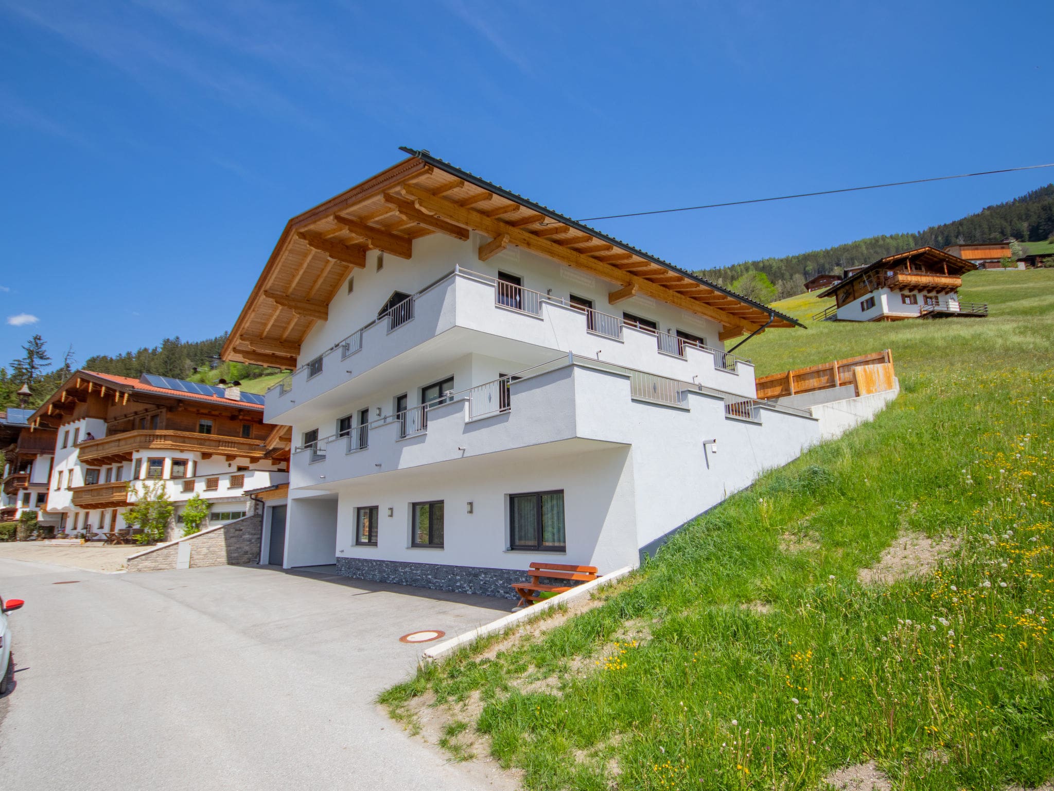Chalet Zillertal Mayrhofen: Contemporary 2-Bedroom Mountain Retreat with Panoramic Alpine Views in Austrian Zillertal Valley