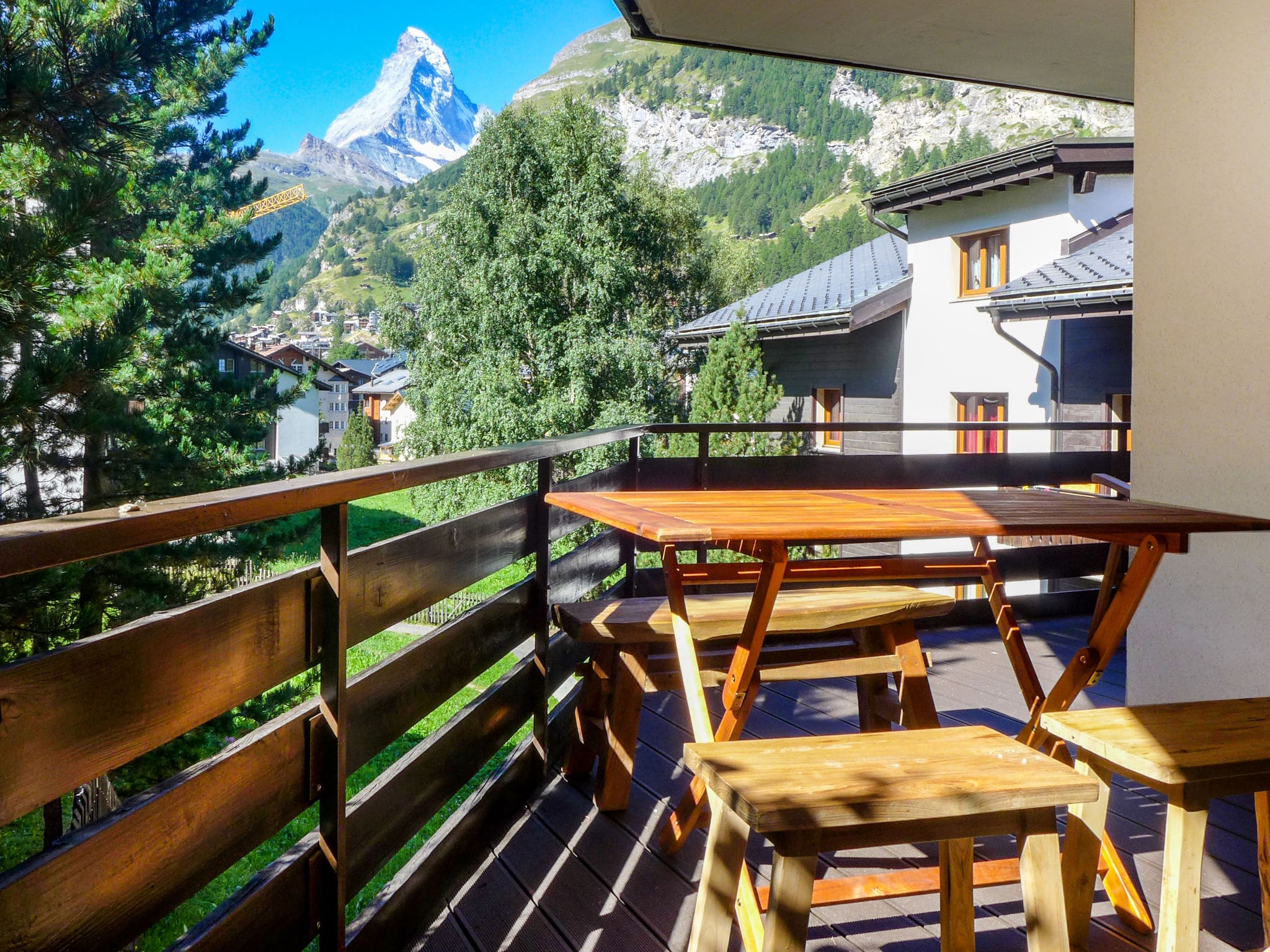 Chalet Zmuttbach Zermatt: Modern Alpine Apartment with Matterhorn Views and Mountain Railway Access in Zermatt Switzerland