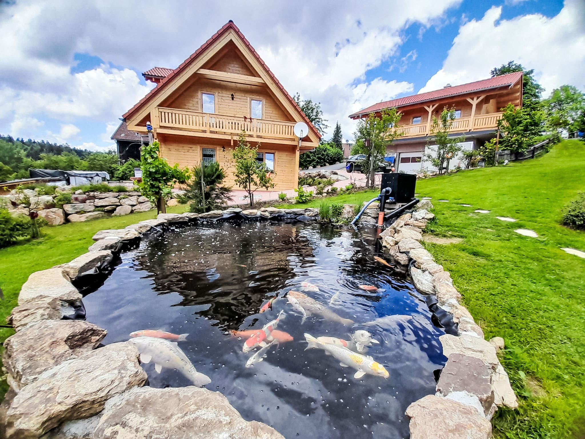 Chalet Zwiesel Spiegelau: Sustainable 3-Bedroom Mountain Chalet with Sauna and Eco Features in Bavarian Forest Germany