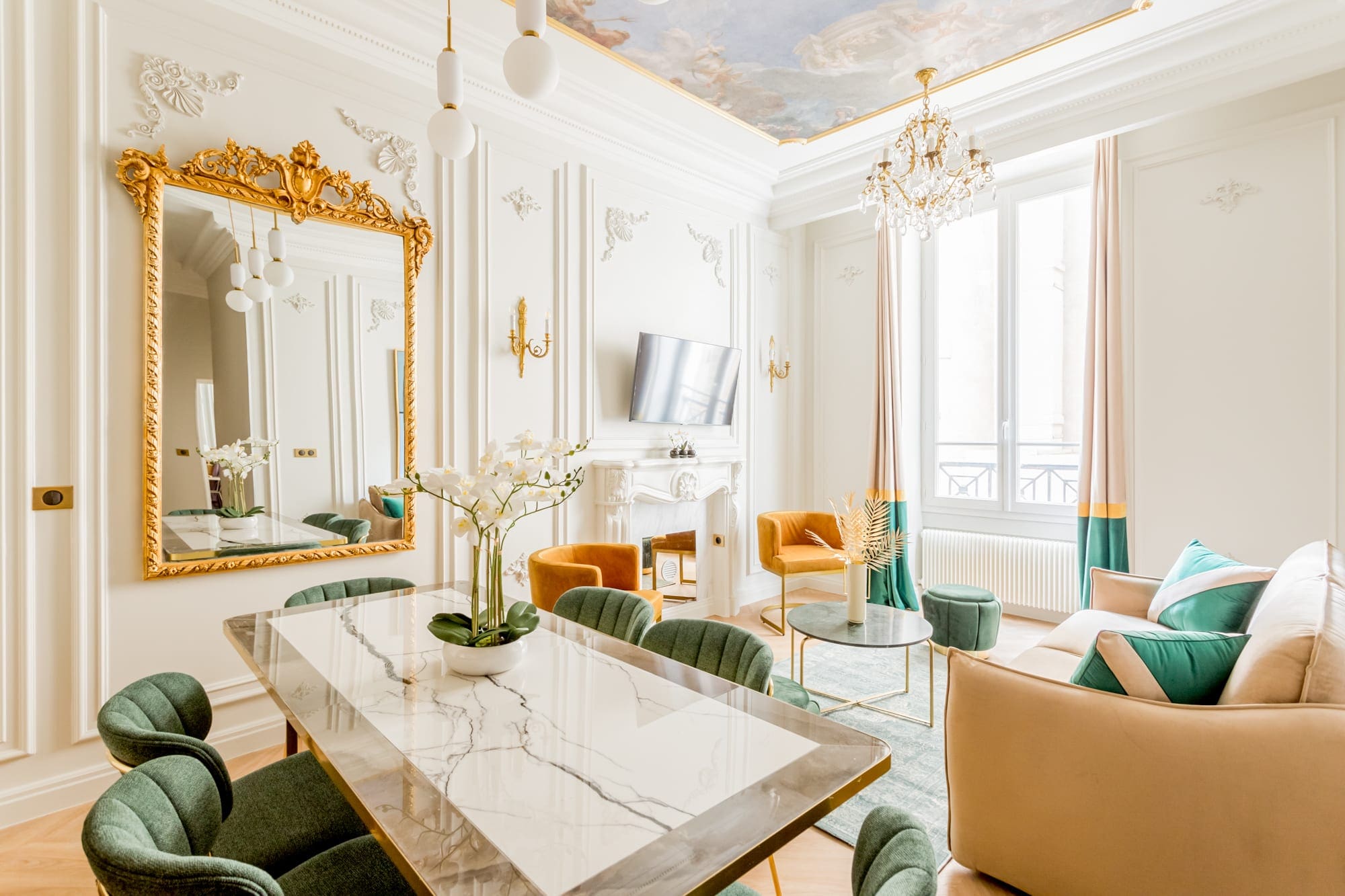 Château Auber Paris: Elegant 2-Bedroom Apartment, Family-Friendly, Opéra – Madeleine – Grands Magasins