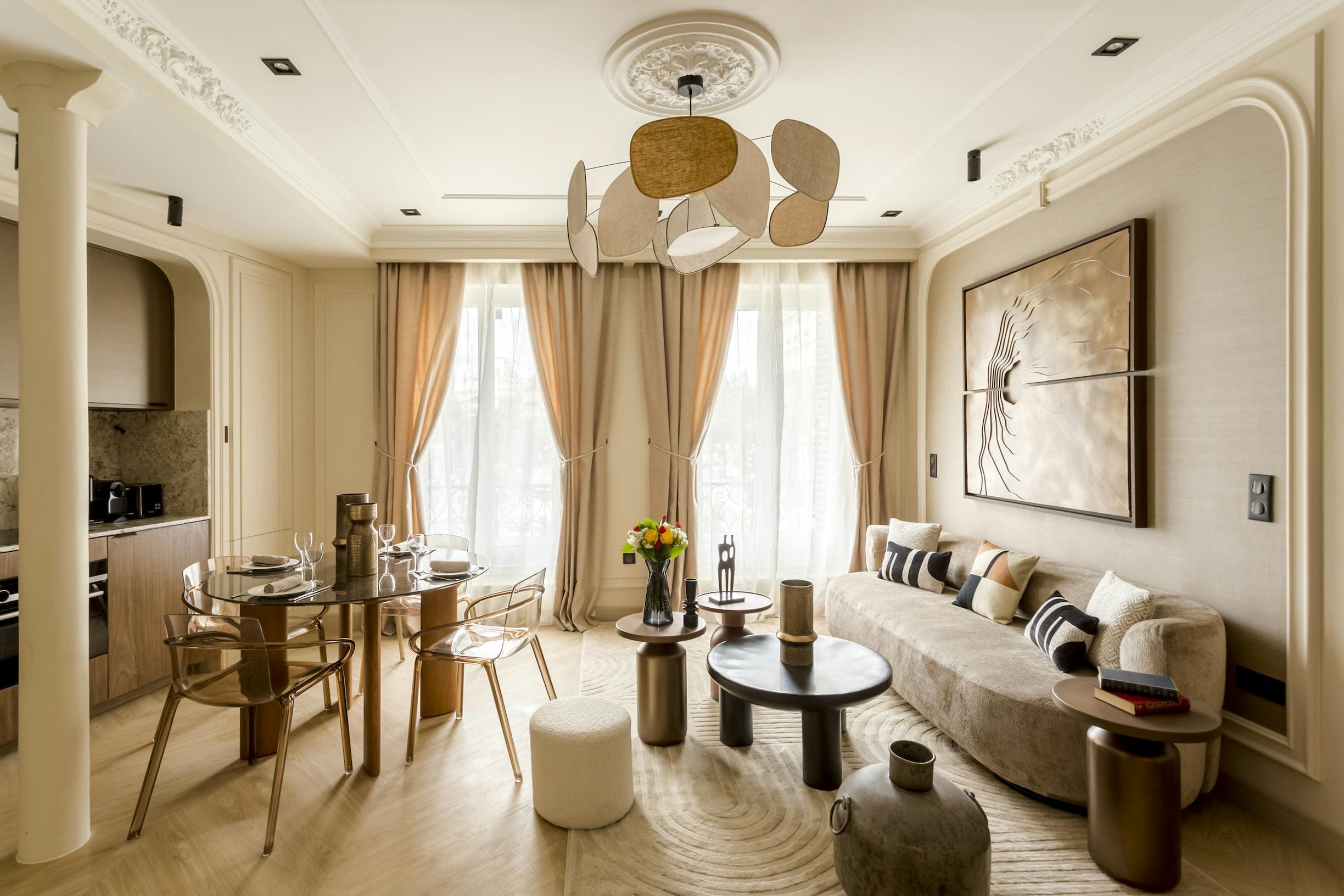 Château Coquillages Montorgueil: Luxury 2-Bedroom Apartment with Air-Con, Montorgueil – Les Halles