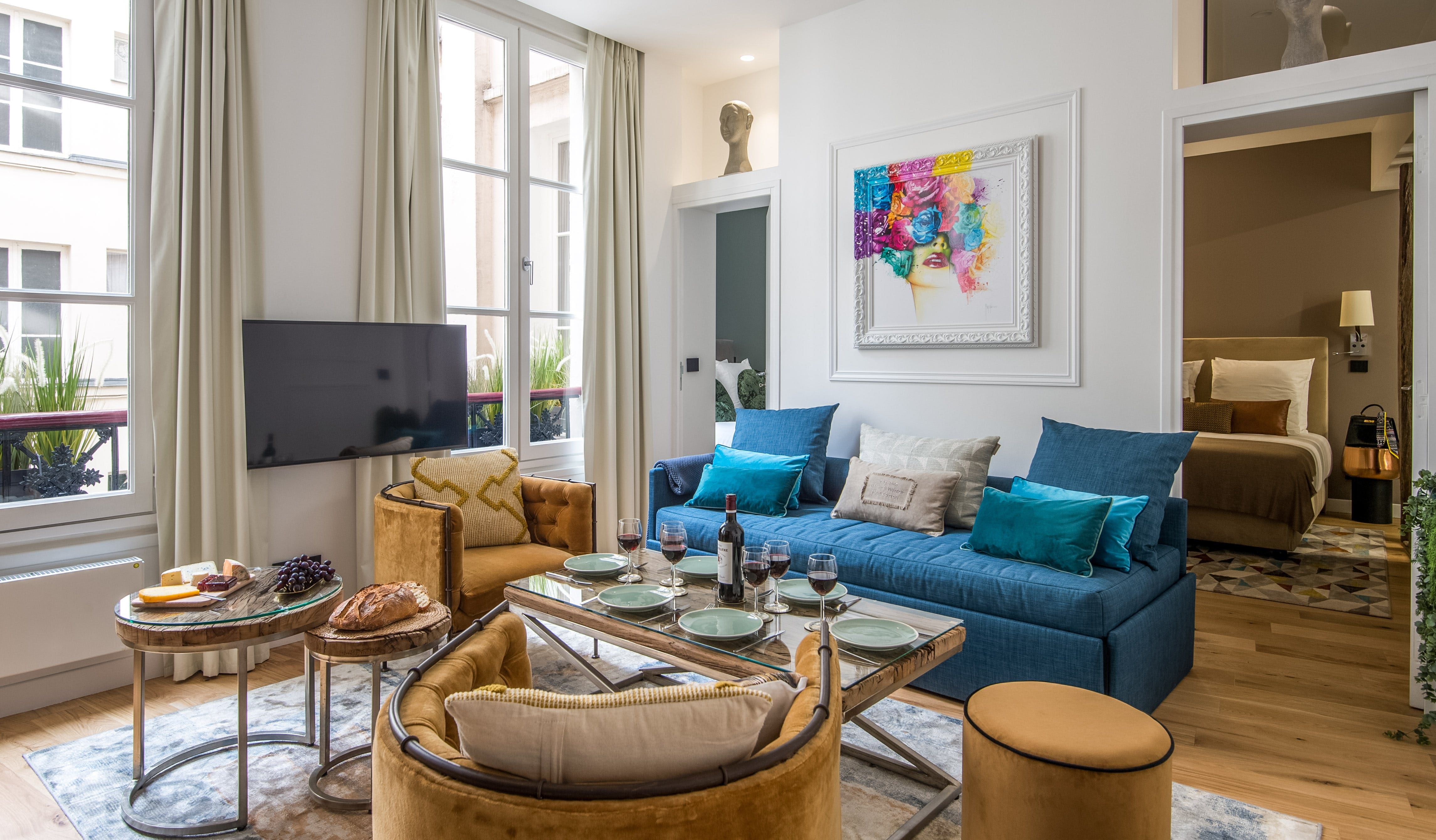 Château Courvoisier Paris: Luxury 3-Bedroom Apartment Perfect for Families, Opéra – Madeleine – Grands Magasins, Paris