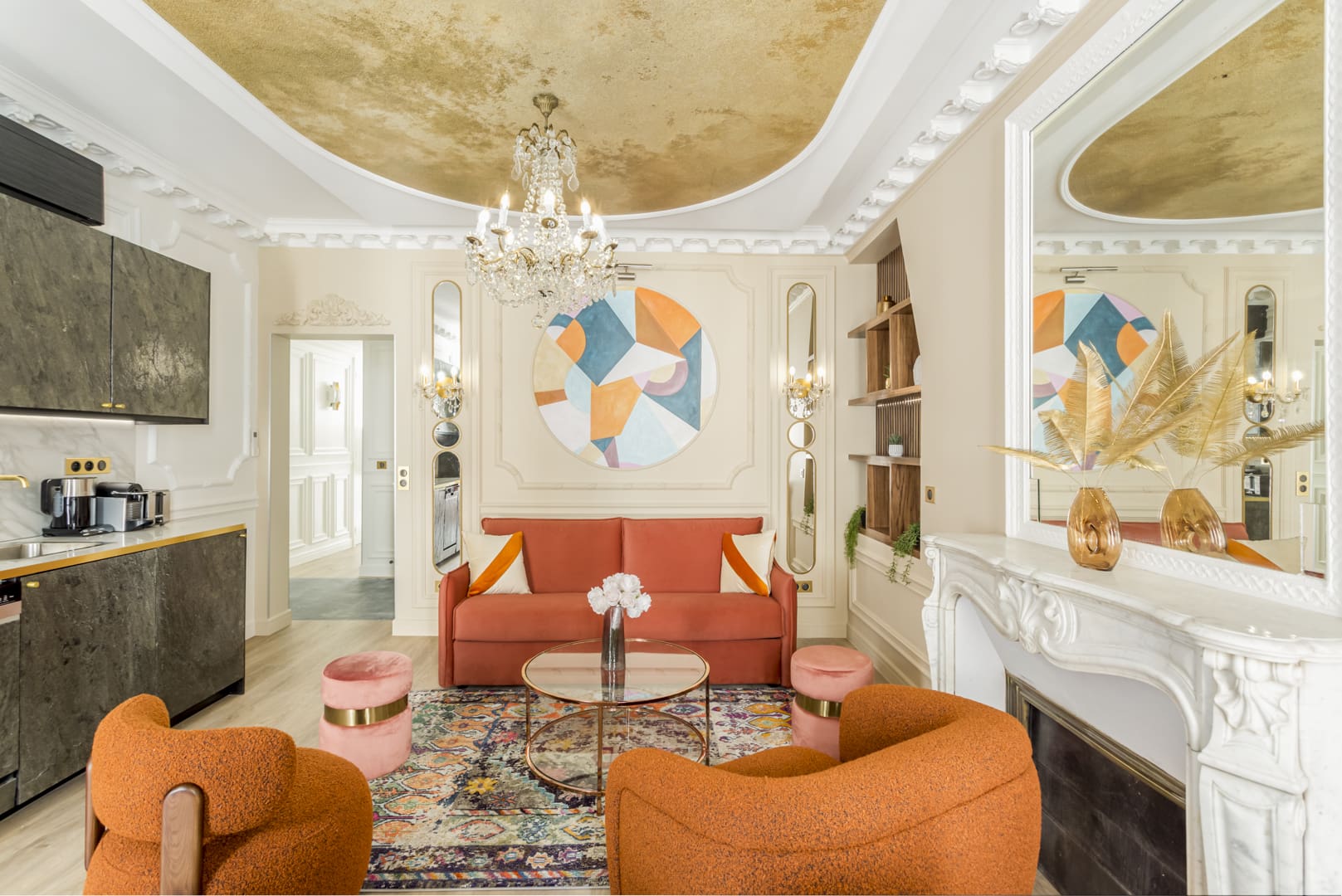 Château Garnier Paris Opéra – Madeleine – Grands Magasins 10: Elegant 5-Bedroom Apartment for Families and Groups, Paris