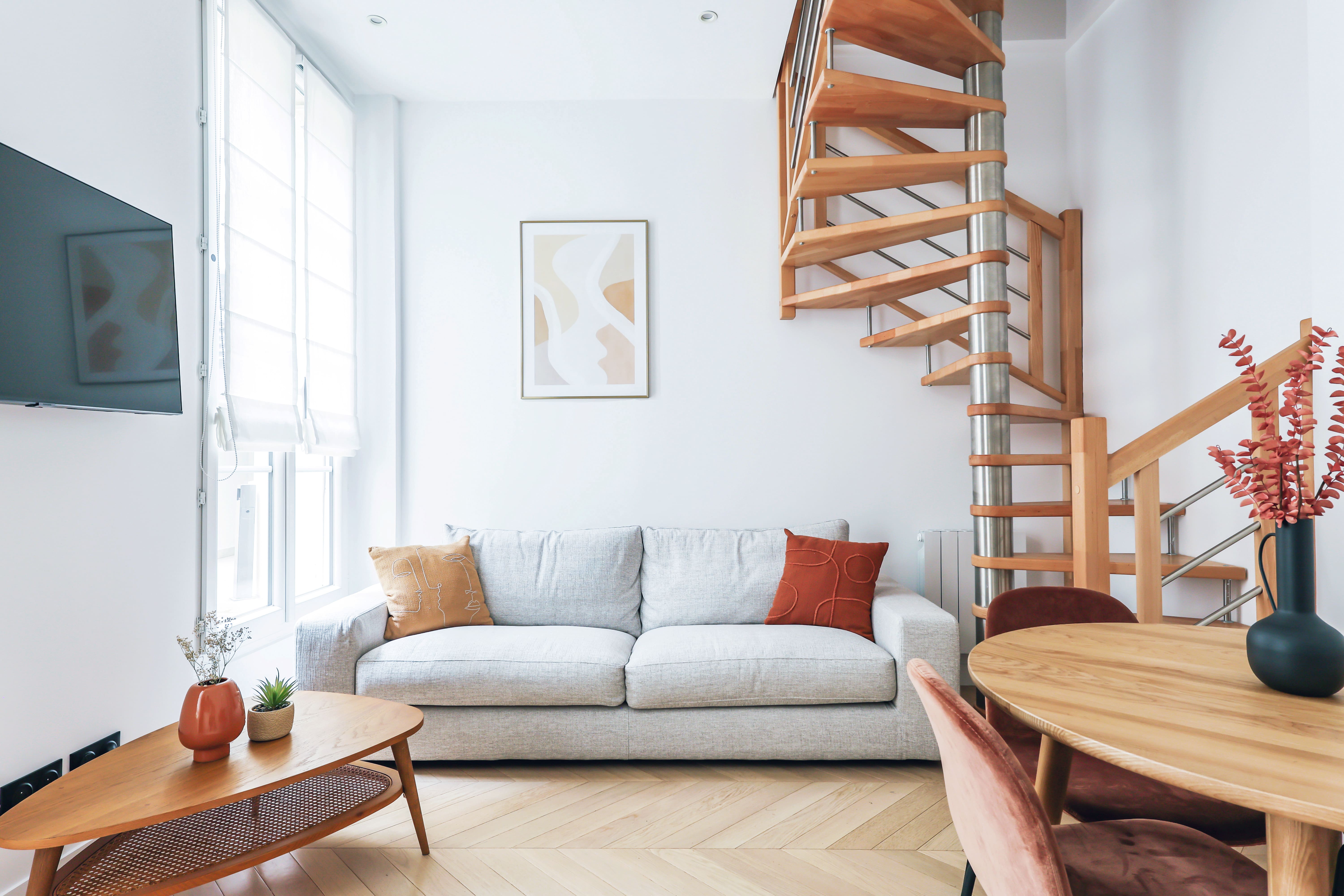 Château Garnier Paris Opéra – Madeleine – Grands Magasins 12: Chic 2-Bedroom Townhouse with Air-Con, Opéra – Madeleine – Grands Magasins