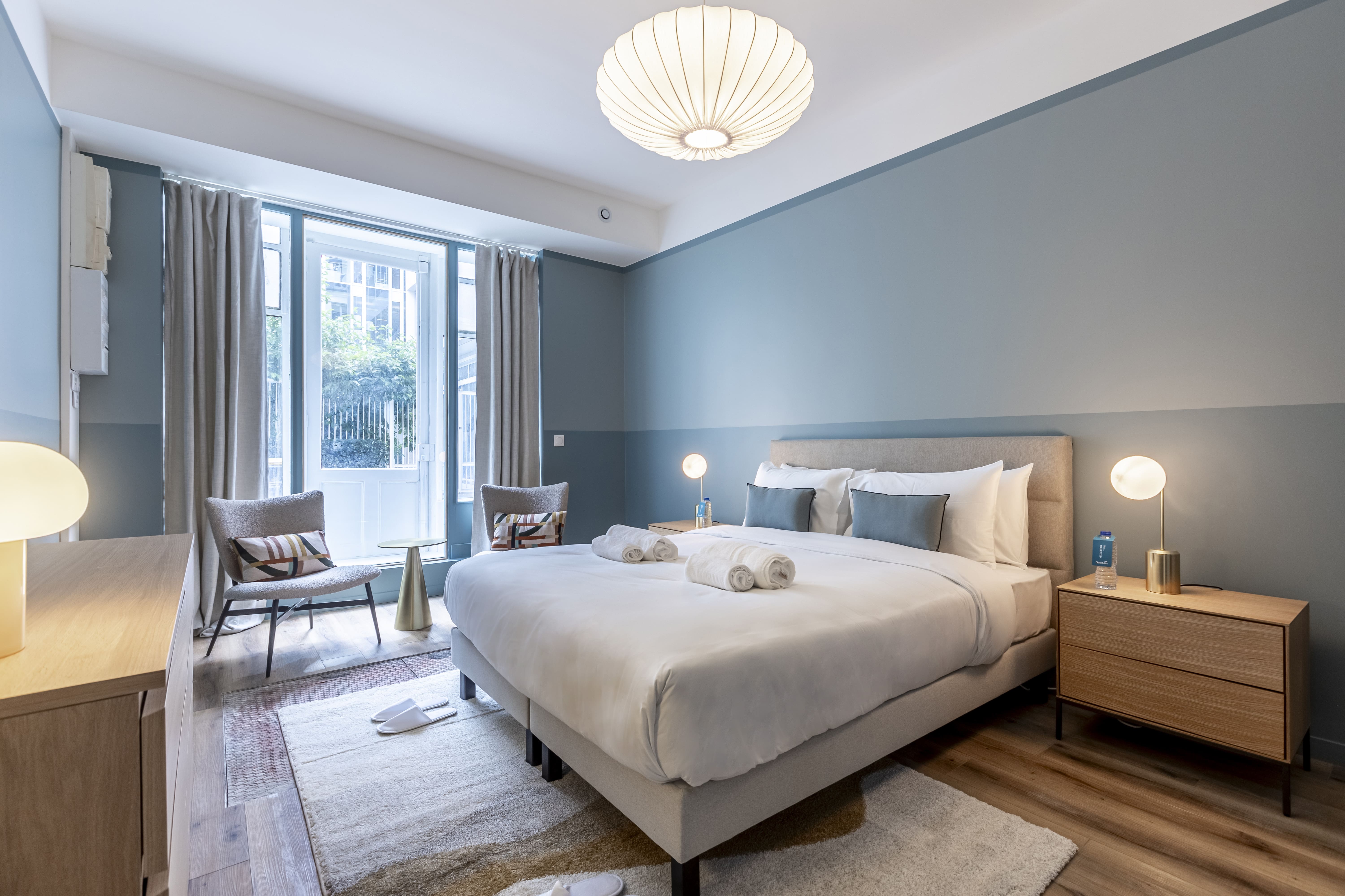 Château Garnier Paris Opéra – Madeleine – Grands Magasins 6: Elegant 2-Bedroom Luxury Apartment with Air-Con, Paris