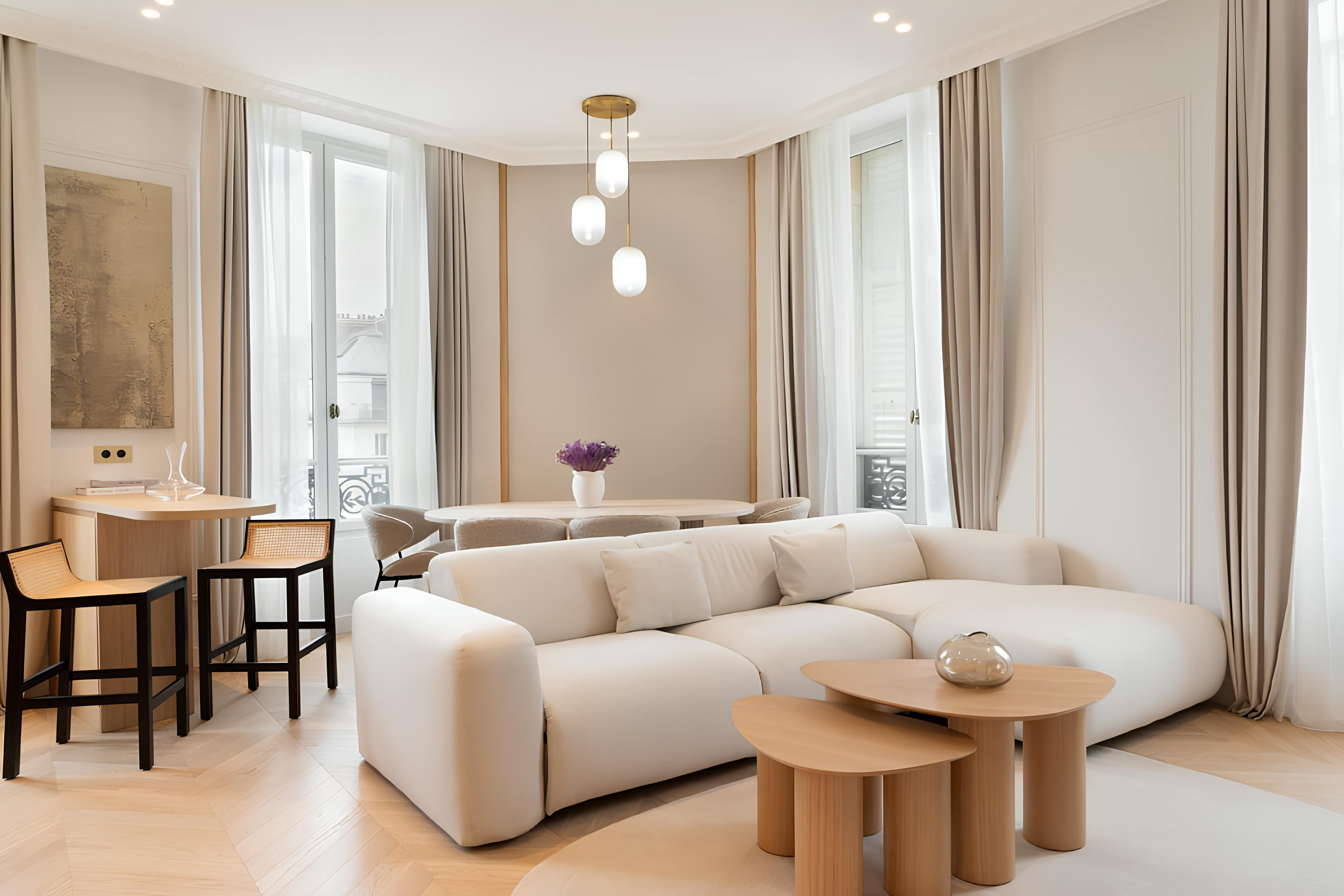 Château Haussmann Madeleine Opéra – Madeleine – Grands Magasins 3: Elegant 3-Bedroom Luxury Apartment with Haussmann Charm, Paris