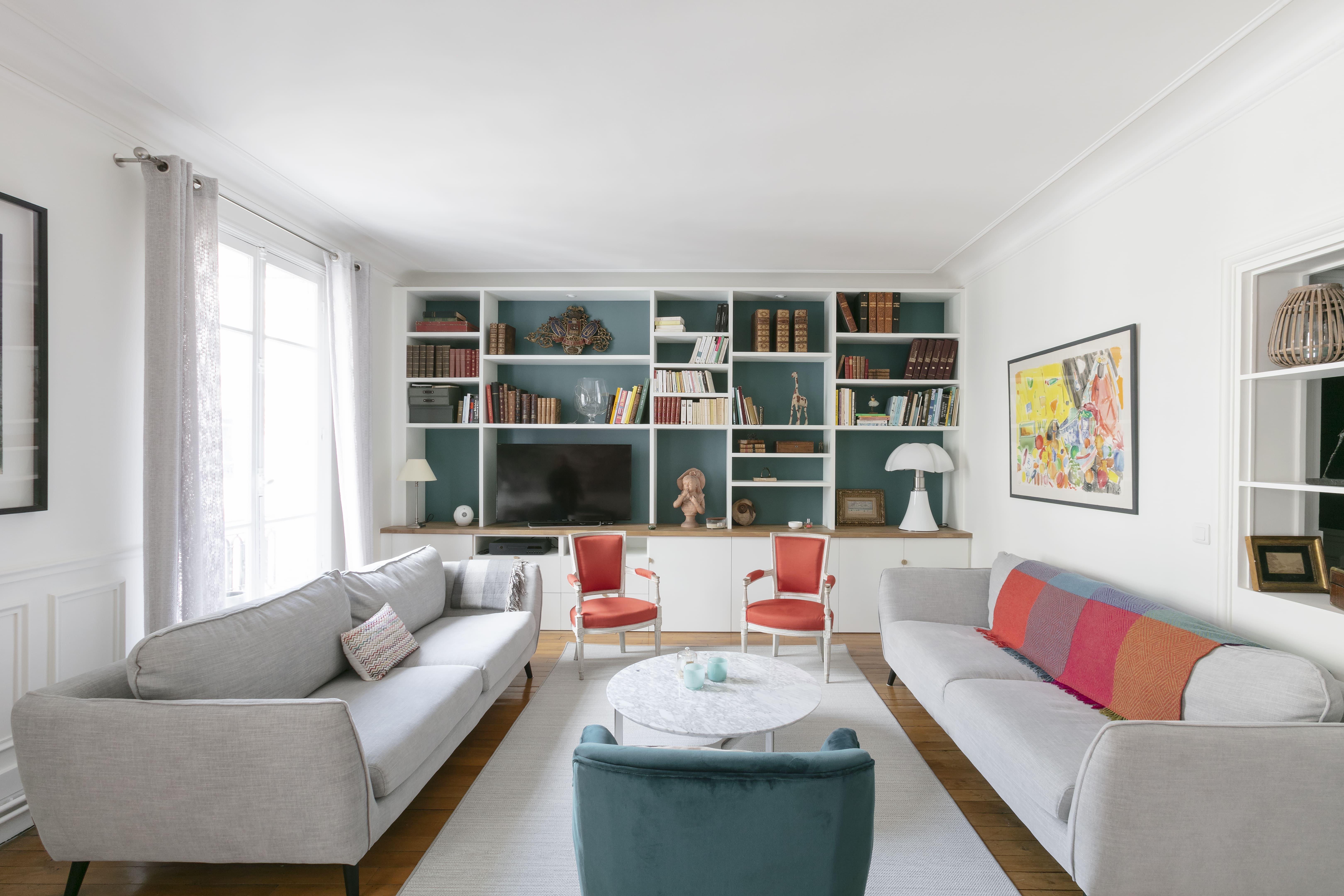 Château Lavoir Monceau: Elegant 3-Bedroom Apartment for Families, Monceau – Ternes, Paris