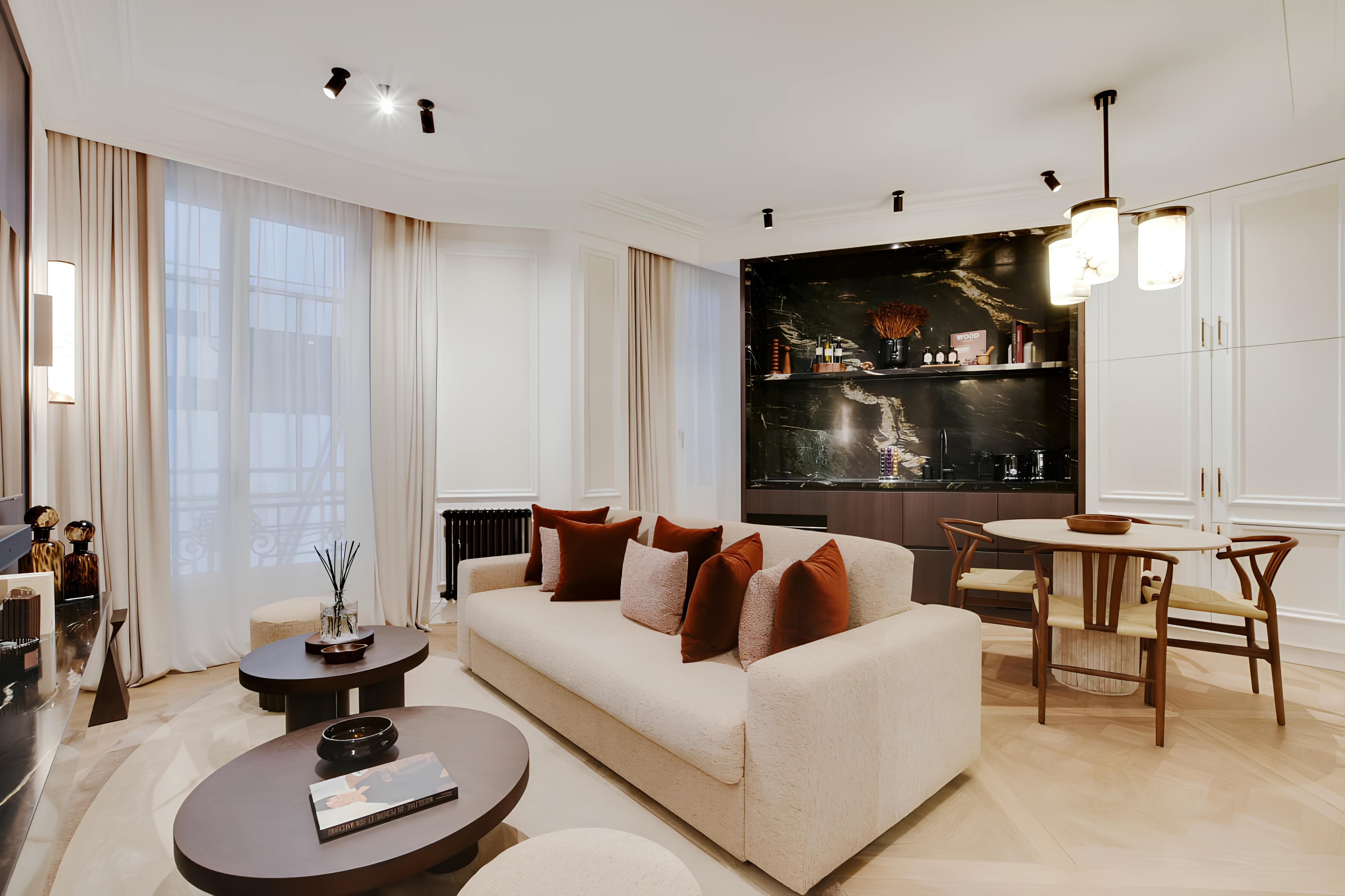 Château Luxembourg Paris: Luxury 1-Bedroom Apartment with Air-Con, Saint Germain des Prés