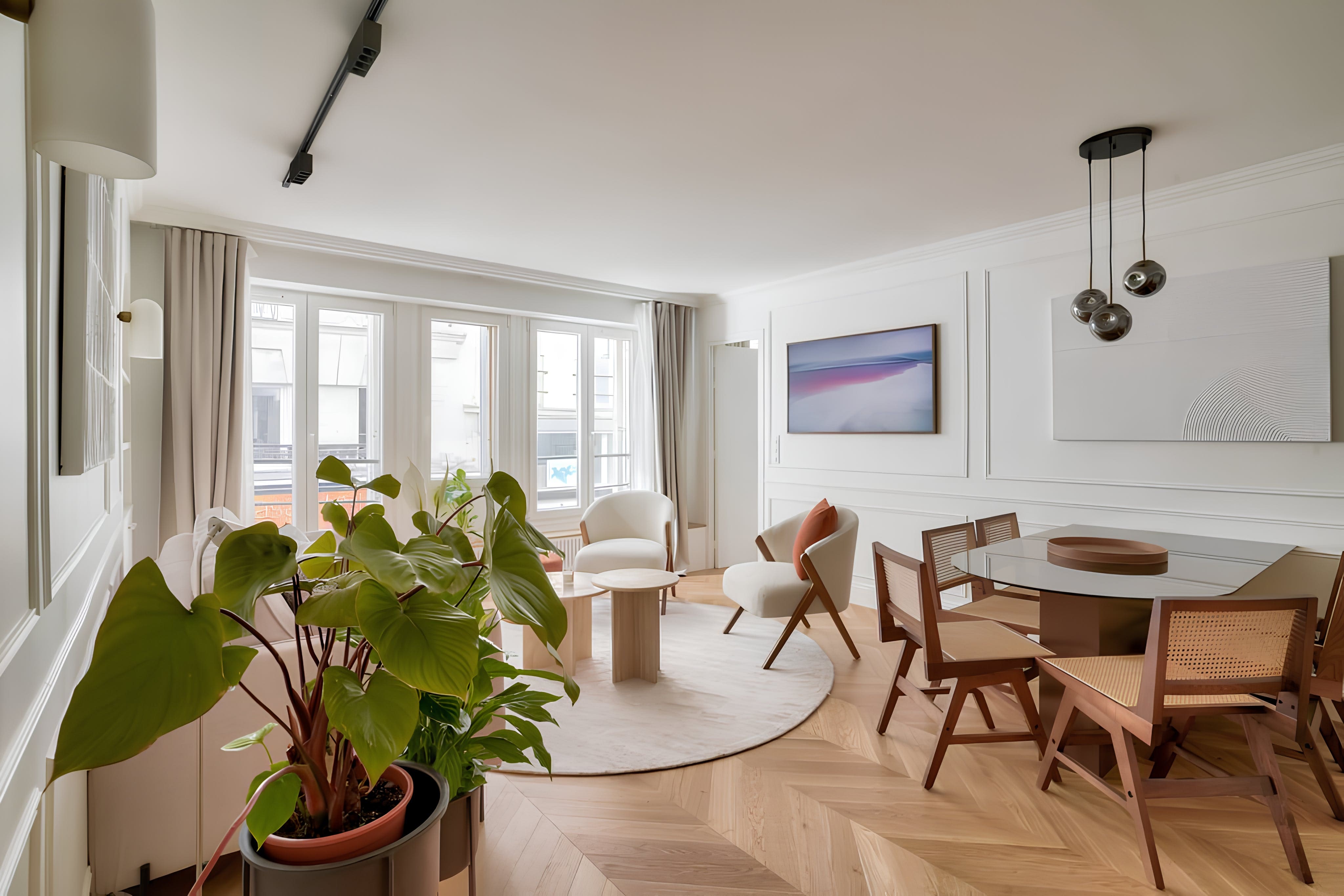 Château Montorgueil Paris Montorgueil – Les Halles 11: Stylish 2-Bedroom Apartment Rental with Remote Work Space, Montorgueil Paris