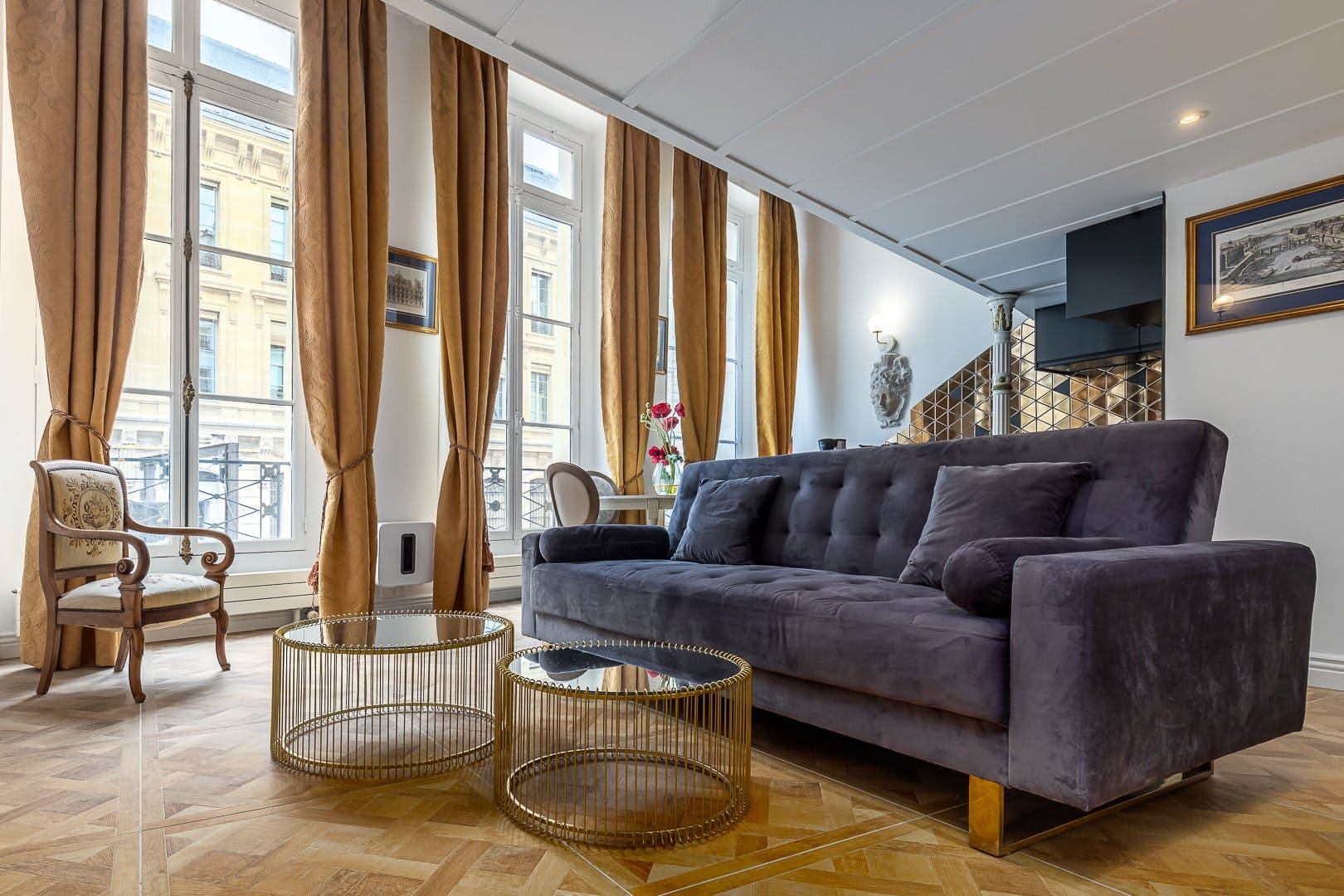 Château Saint-Honoré Paris Louvre – Palais Royal: Spacious 2-Bedroom Apartment with Elegant Design, Louvre – Palais Royal