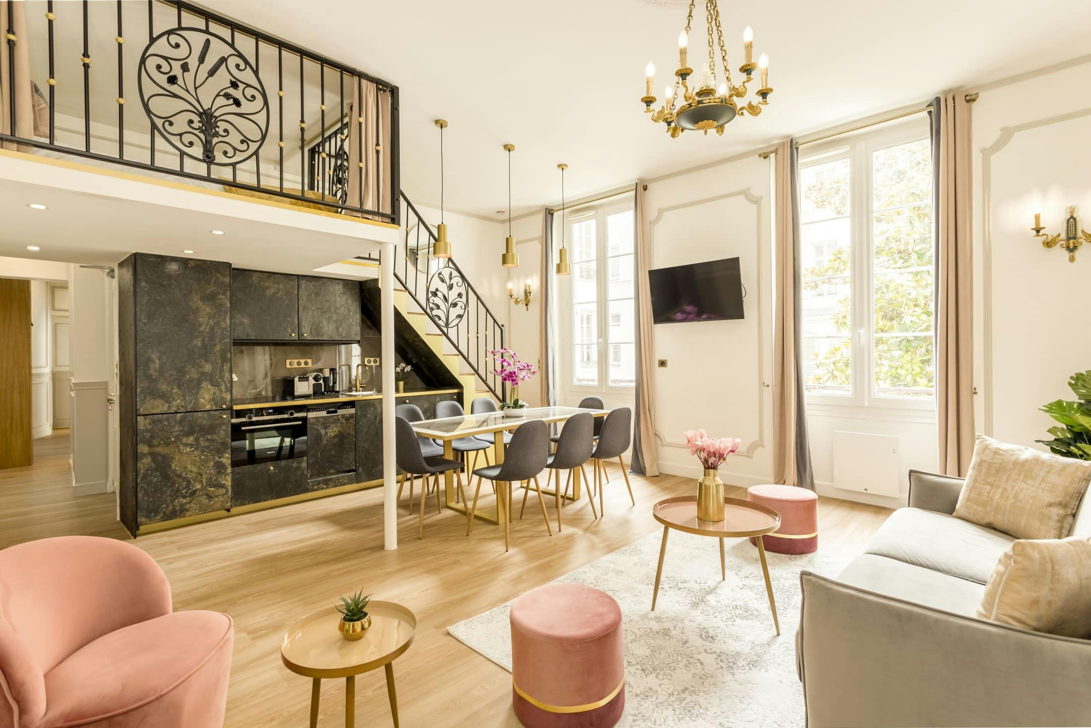 Château Saint-Honoré Paris Opéra – Madeleine – Grands Magasins 2: Elegant 3-Bedroom Apartment for Families, Opéra – Madeleine – Grands Magasins