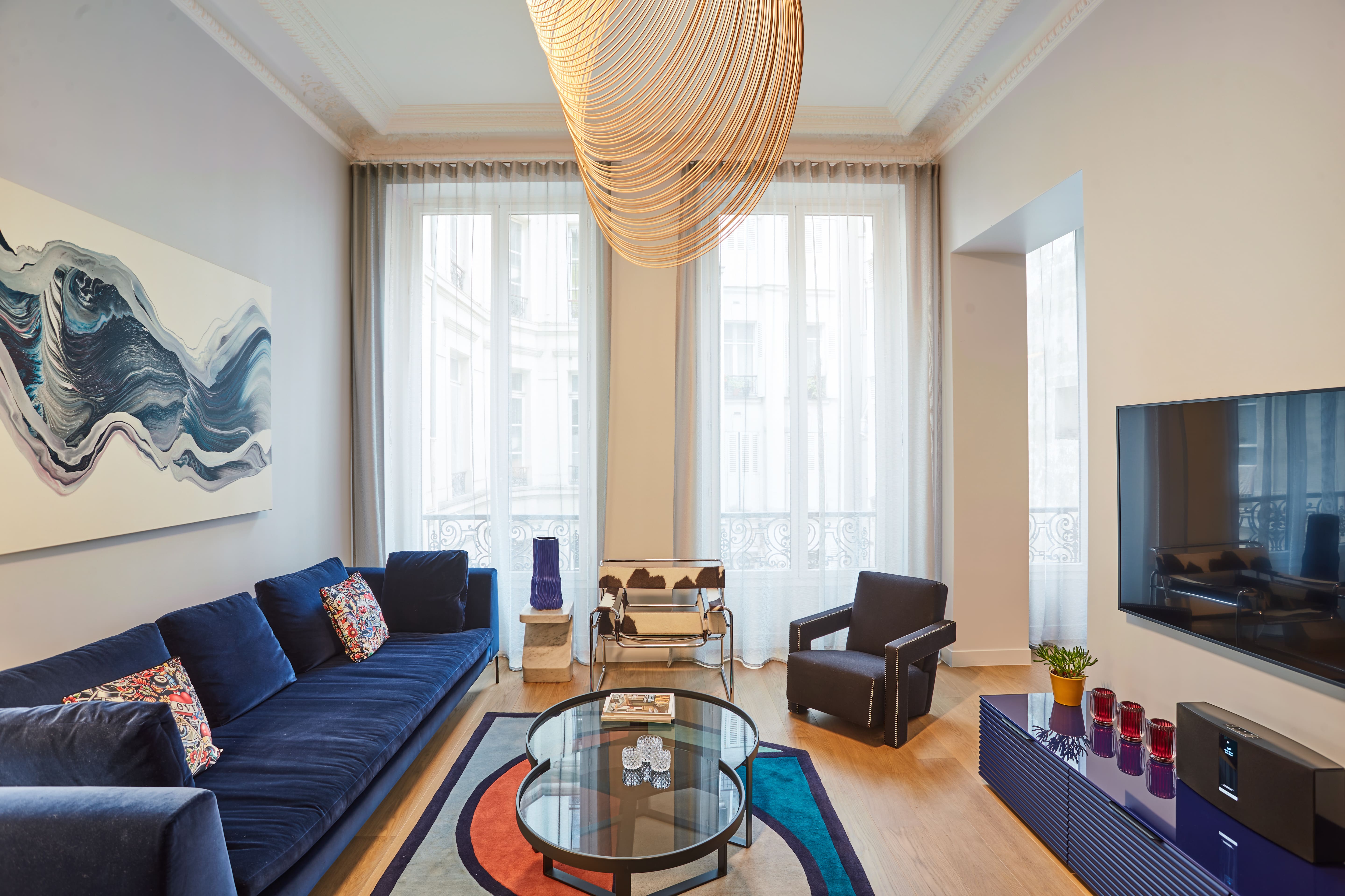 Château Saint-Louis Paris: Luxury 2-Bedroom Apartment with Air-Con, Île de la Cité