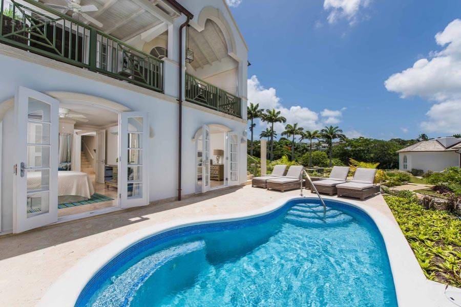 Coral Reef Gardens: Luxury 4-Bedroom Apartment Rental Holetown Barbados with Private Pool and Golf Course Access