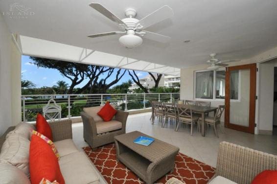 Coral Reef Gardens: Luxury 4-Bedroom Apartment Rental Holetown Barbados with Private Pool and Golf Course Access