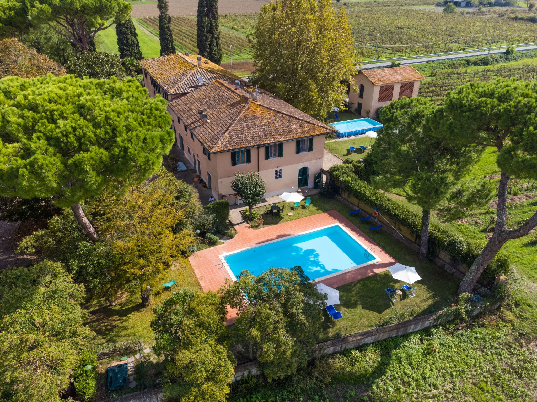 Fattoria Cerbaia San Miniato: Spectacular 16-Bedroom Agricultural Estate with Private Pool and Historic Charm in Tuscany
