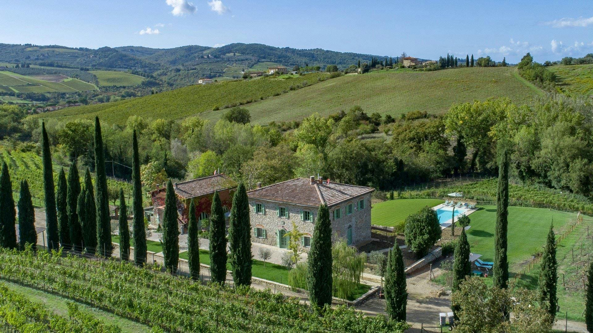 Fattoria Sangiovese Greve: Luxury 7-Bedroom Villa with Pool and Family Amenities, Tuscany