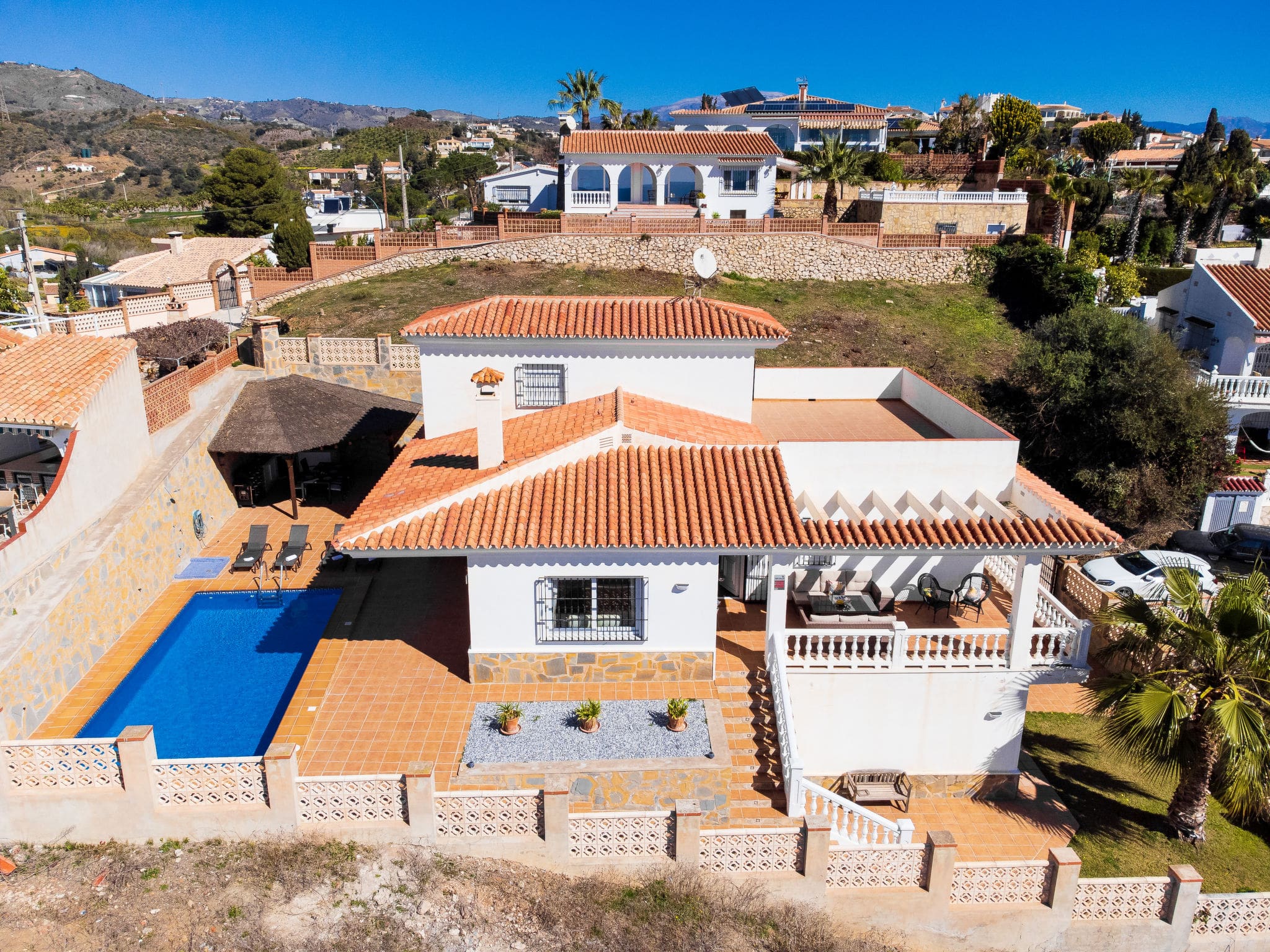 Finca Algarrobo Benajarafe: Stunning 4-Bedroom Mediterranean Villa with Private Pool and Sea Views Near Malaga Costa del Sol