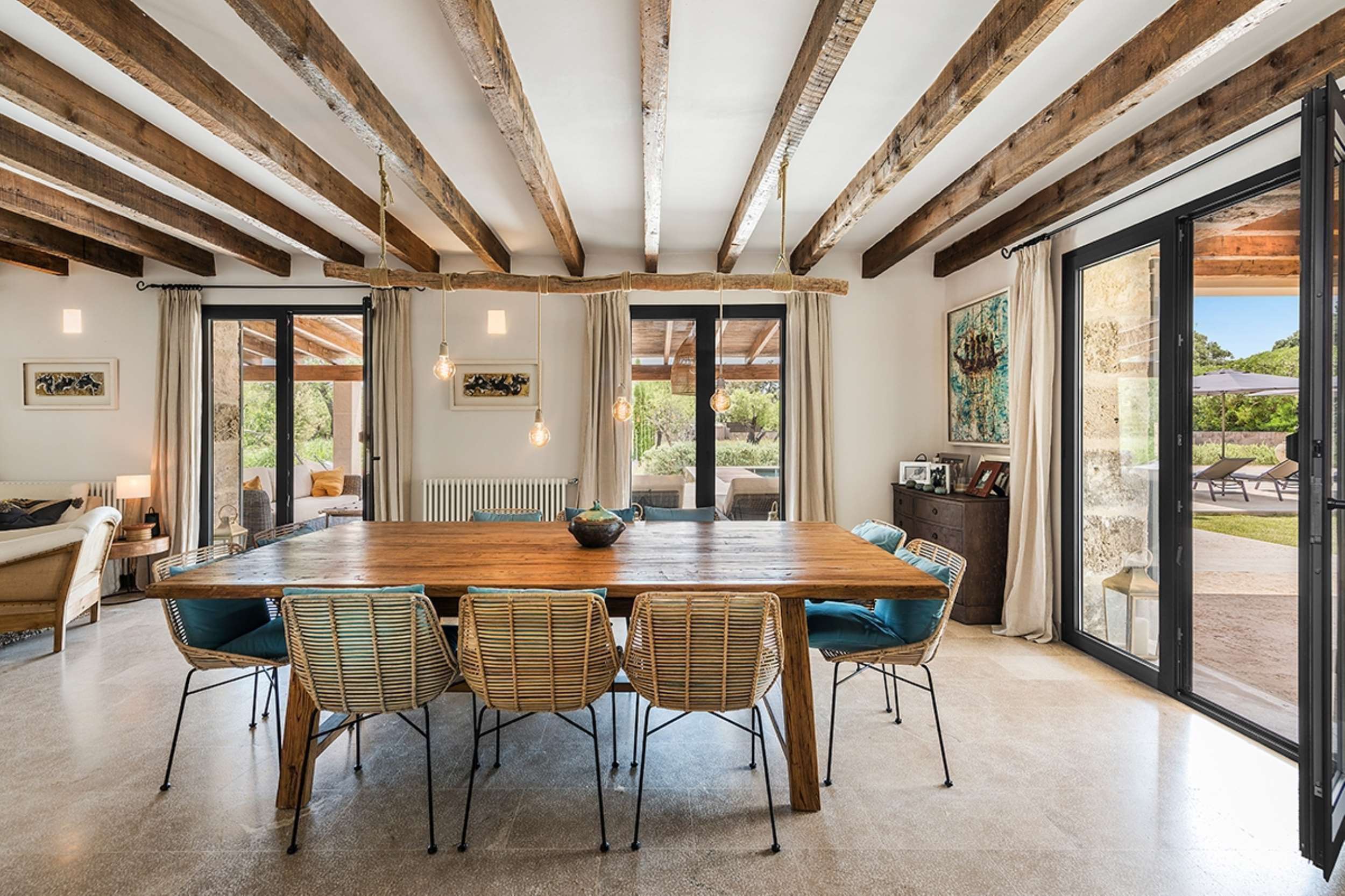 Finca Puig Pollença Pollença: Charming 4-Bedroom Finca with Private Pool and Sea Views, Pollença