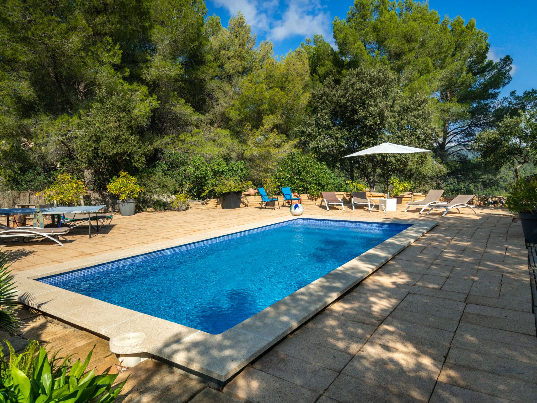 Finca Puigpunyent Esporles: Stunning 4-Bedroom Mountain Retreat with Private Pool and Countryside Views in Mallorca