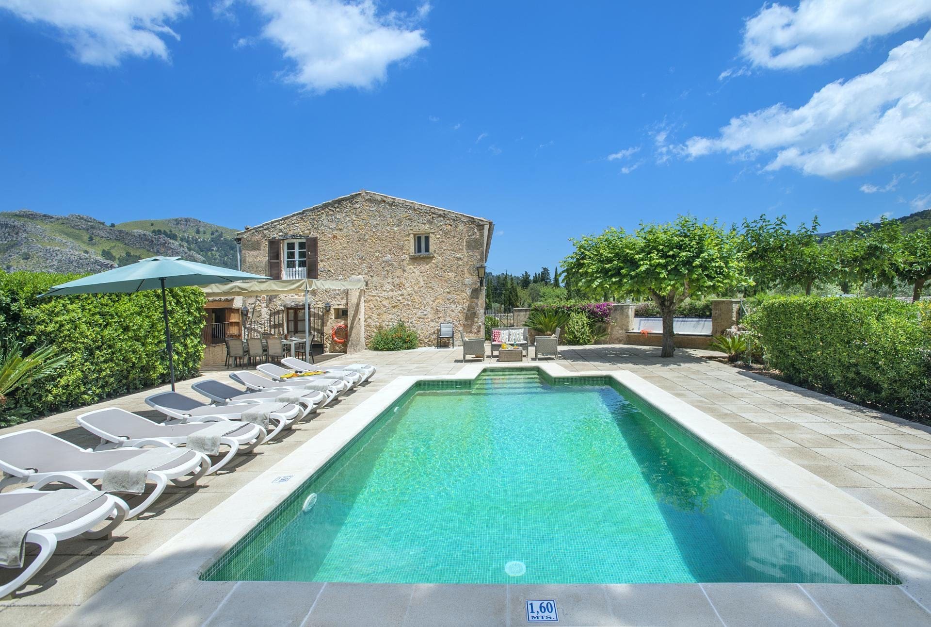 Finca Tramuntana Pollença Pollença 5: Luxury 5-Bedroom Villa with Sea View and Pool, Pollença