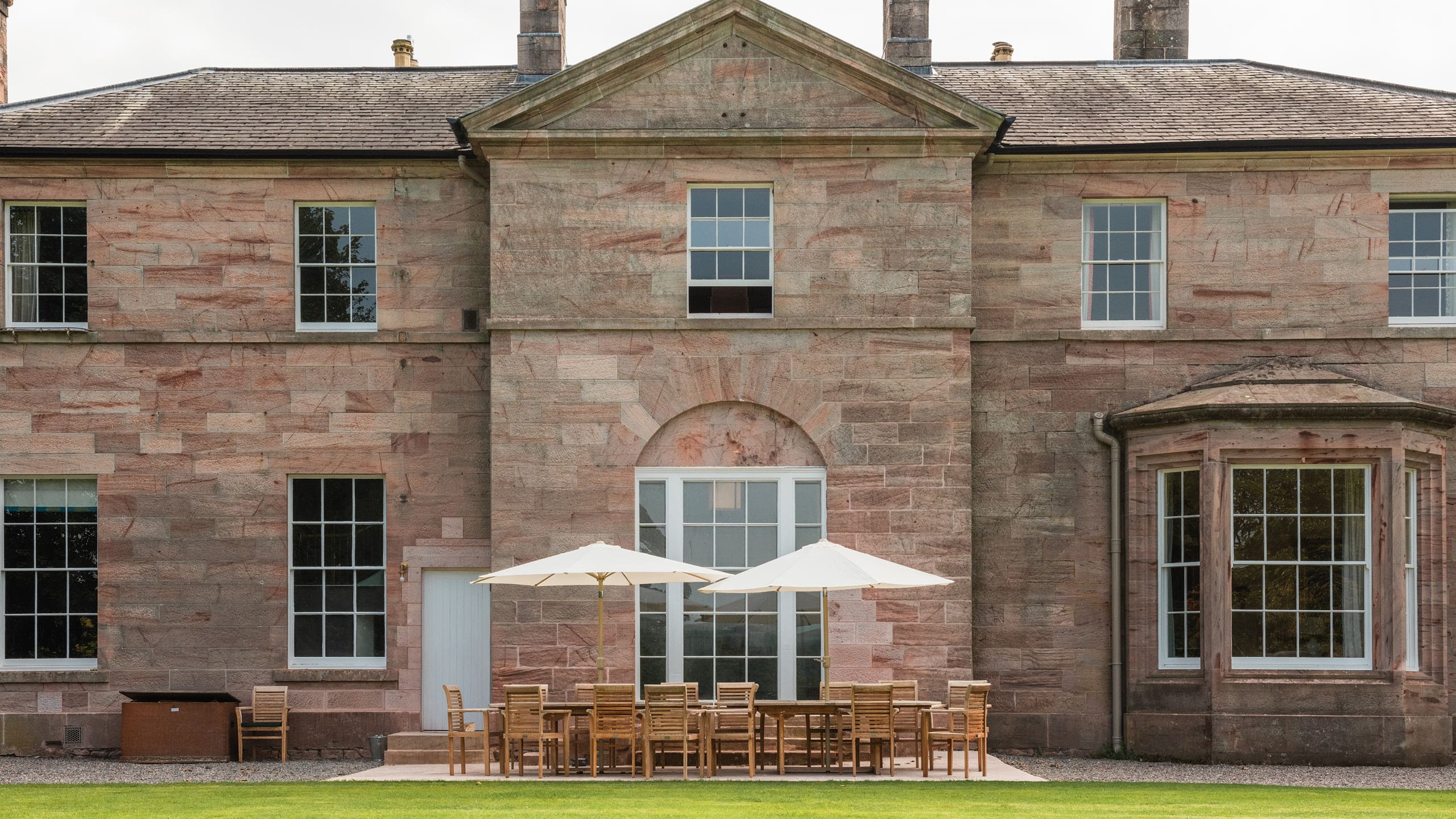 Galloway Manor Estate: Historic 11-Bedroom Manor House Rental Dumfries and Galloway with Private Sauna