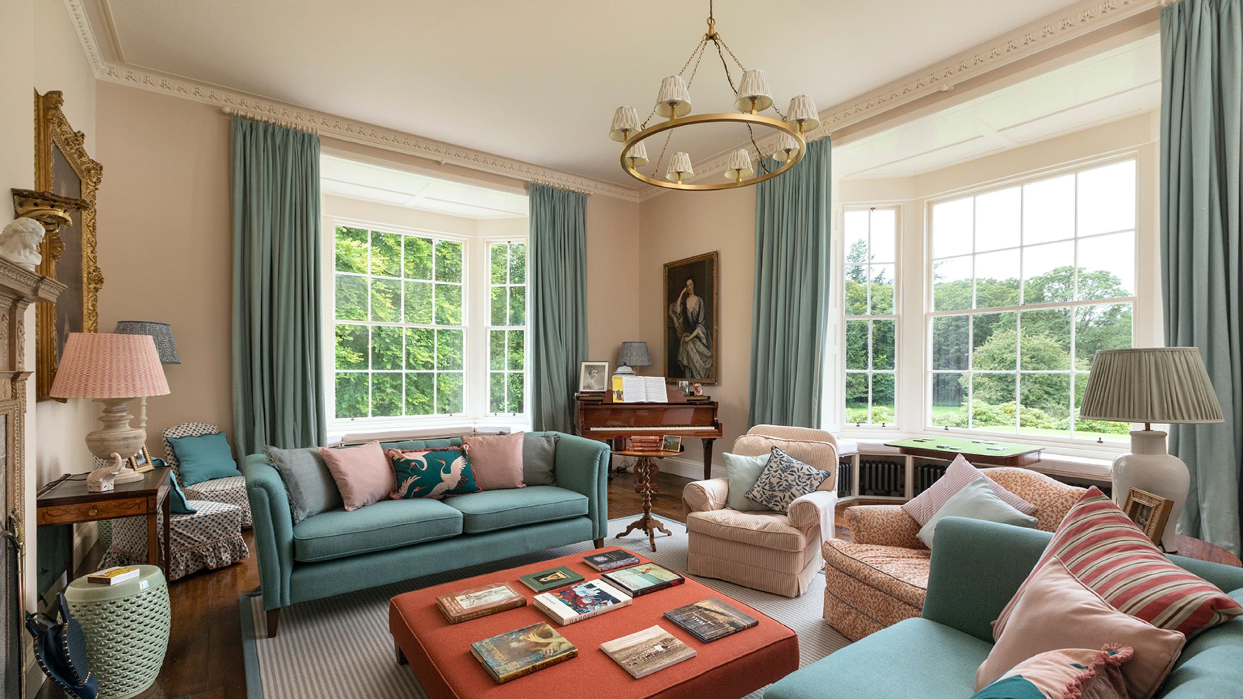 Galloway Manor Estate: Historic 11-Bedroom Manor House Rental Dumfries and Galloway with Private Sauna