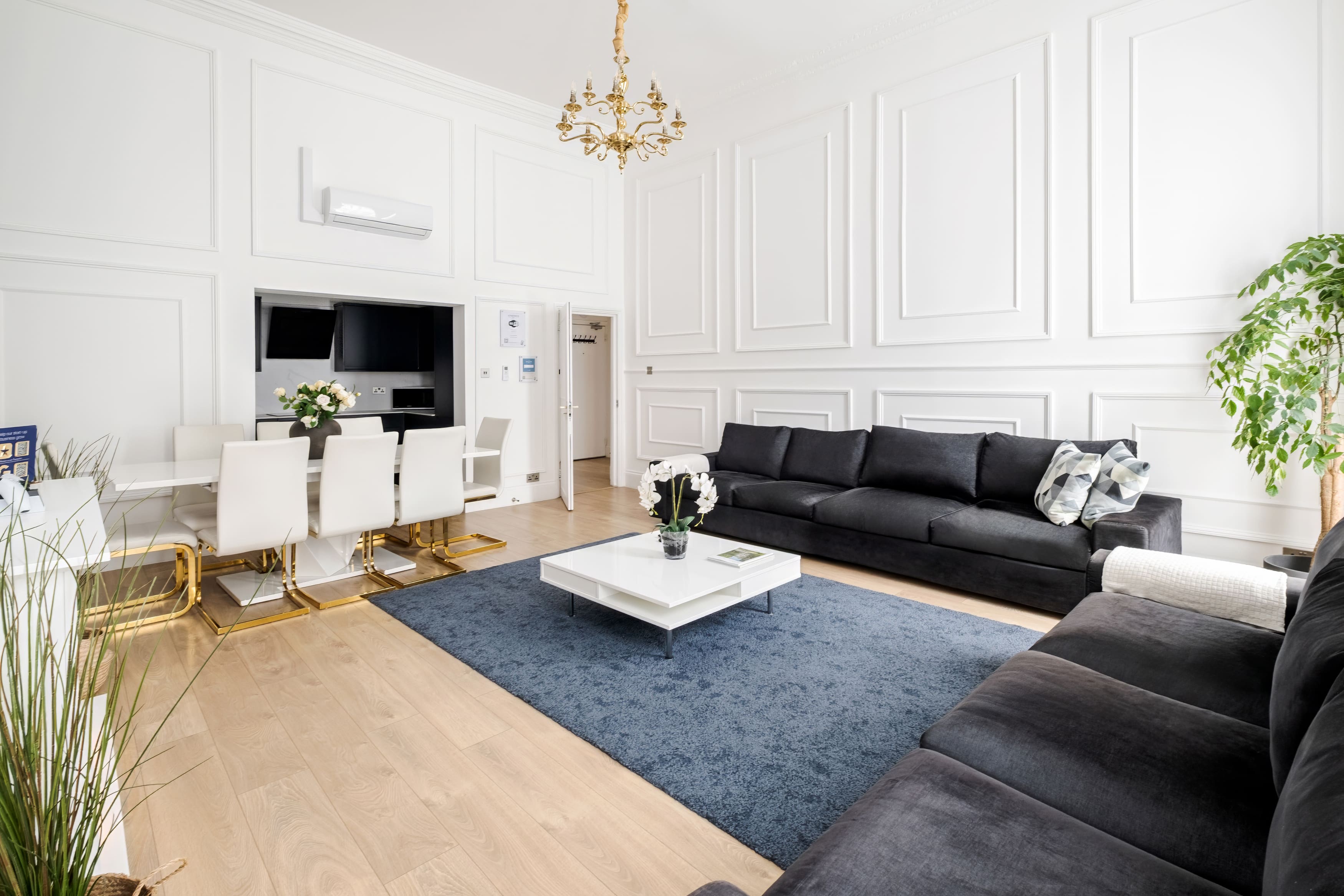 Hall Tyburn Marylebone: Elegant 2-Bedroom Apartment with Georgian Features, Marylebone